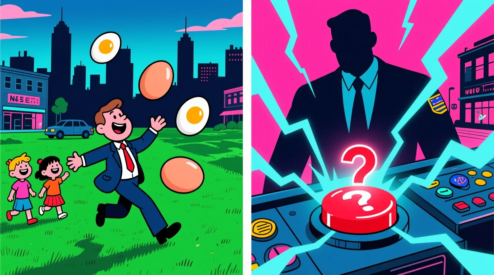 Trump makes jokes at the Easter Egg Roll while stoking fears about Iran