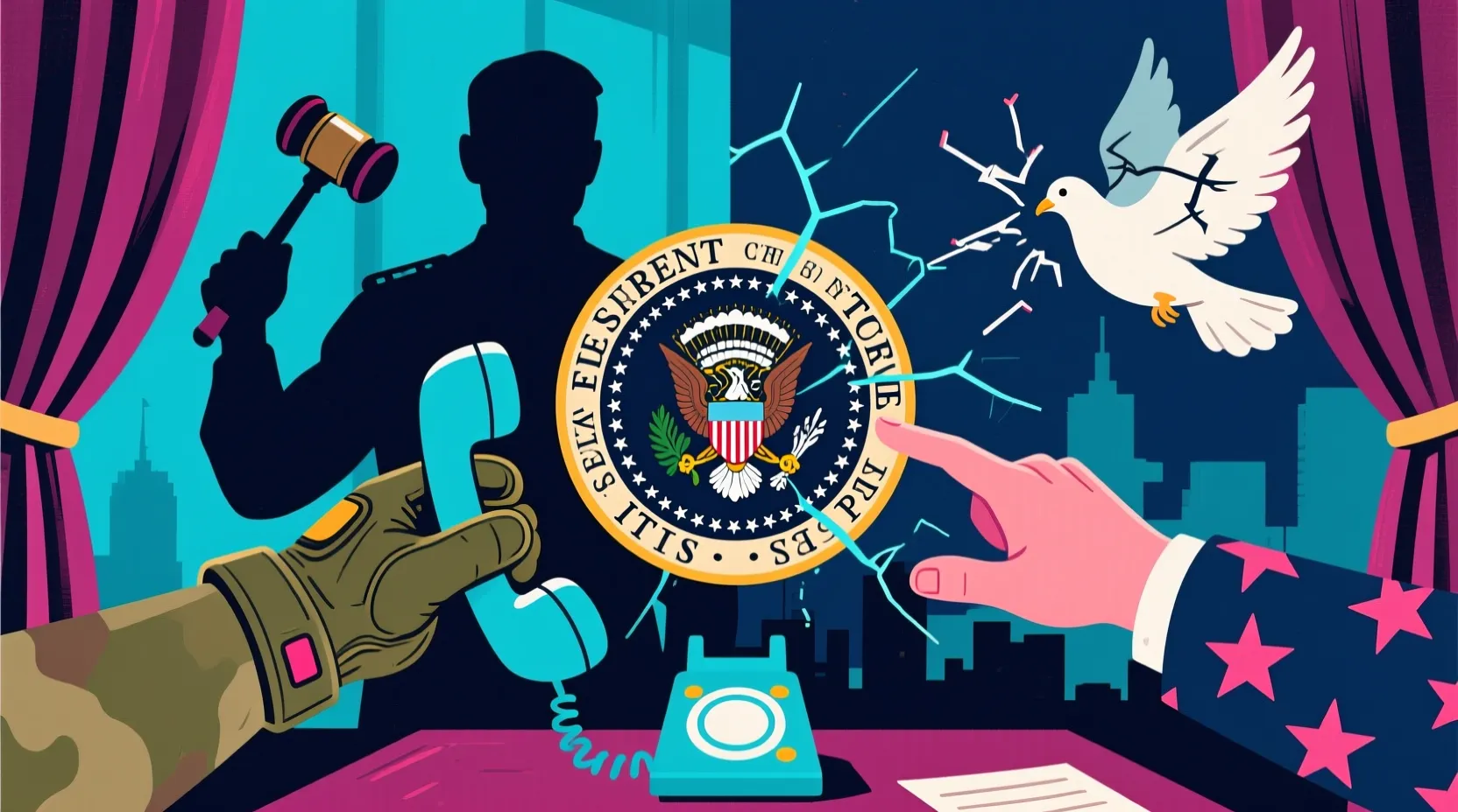 Trump's Iran threat sparks firestorm, with AOC calling for resistance and a MAGA activist joining the call for removal