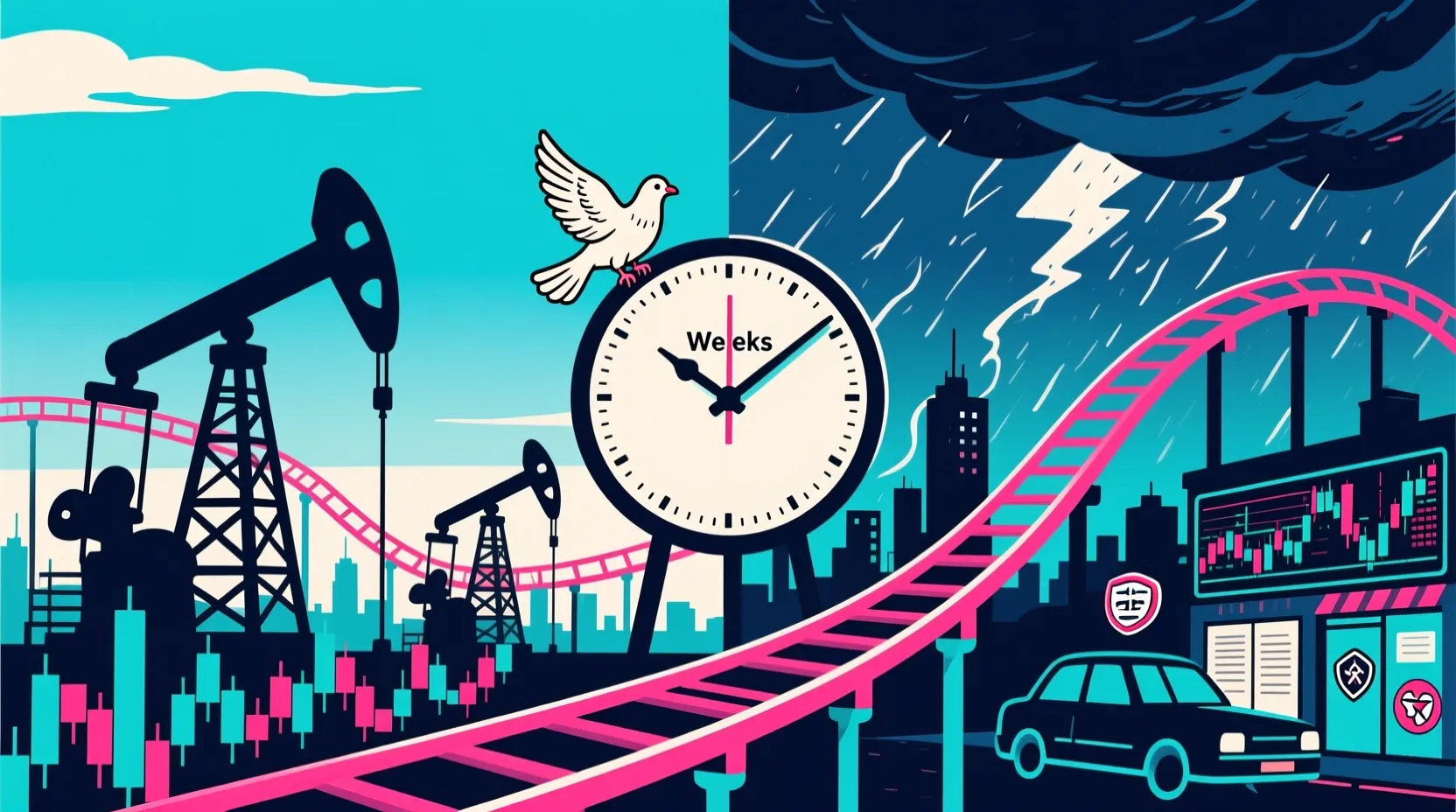 Markets jump on ceasefire news but oil prices swing as tensions simmer