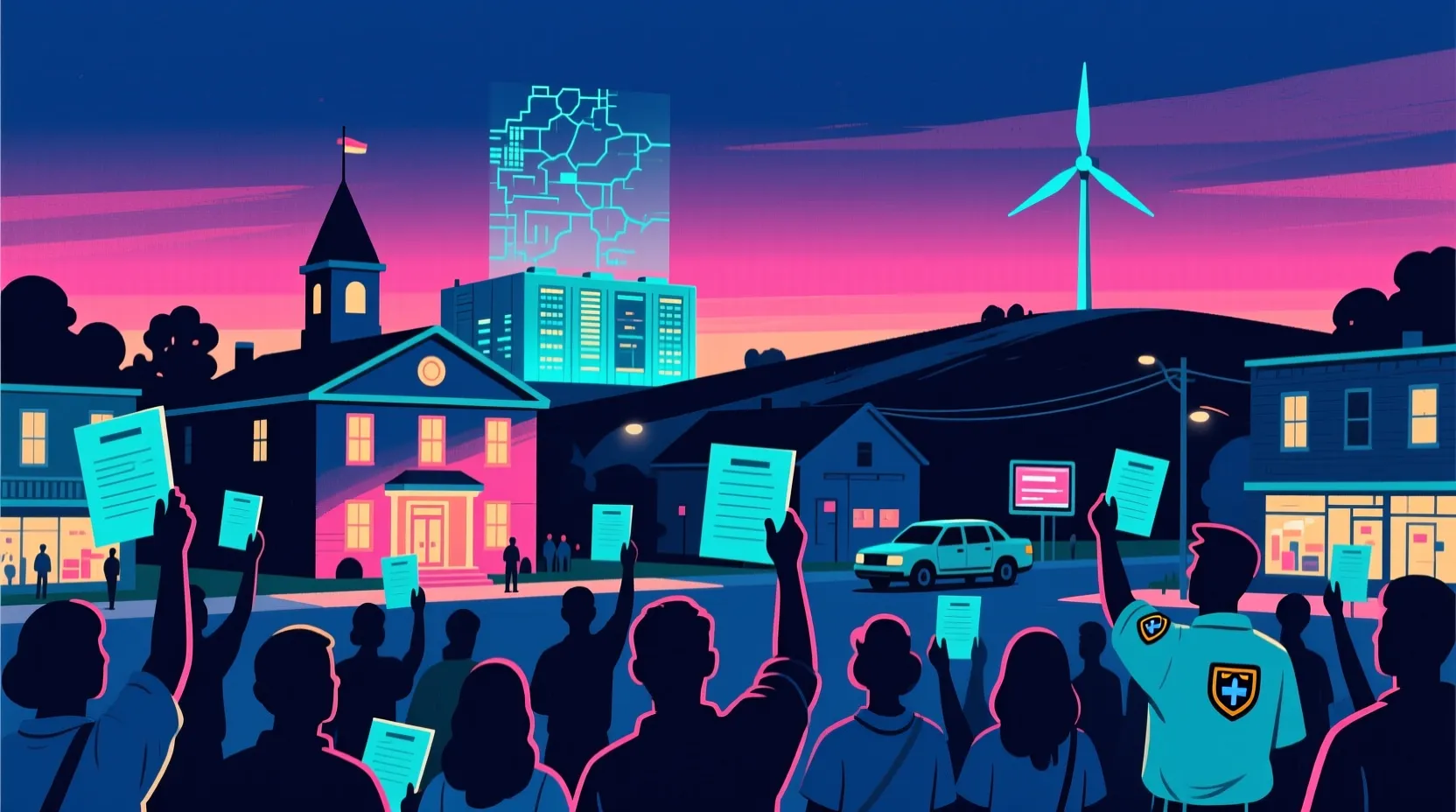 A small Wisconsin town just put voters in charge of data center plans