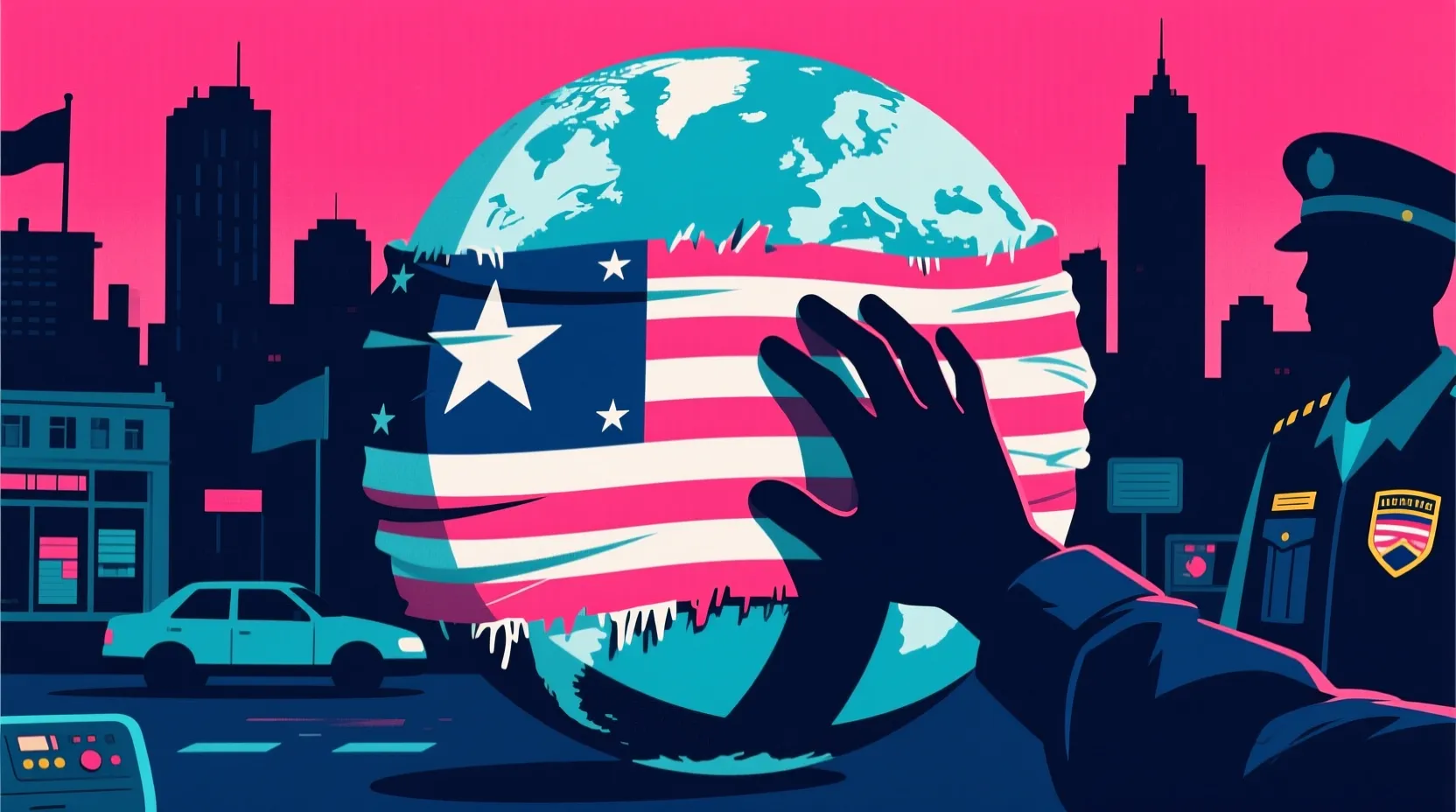 The world is watching how America handles power, and opinions are split