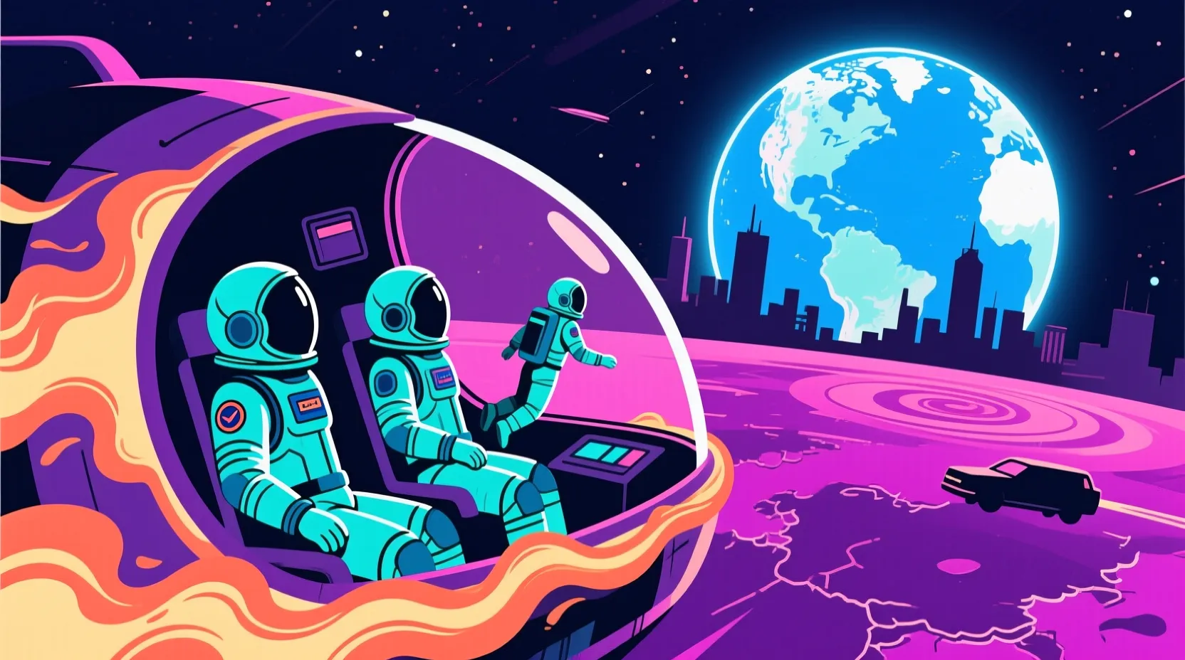 The Artemis II crew are heading home after their big loop around the moon