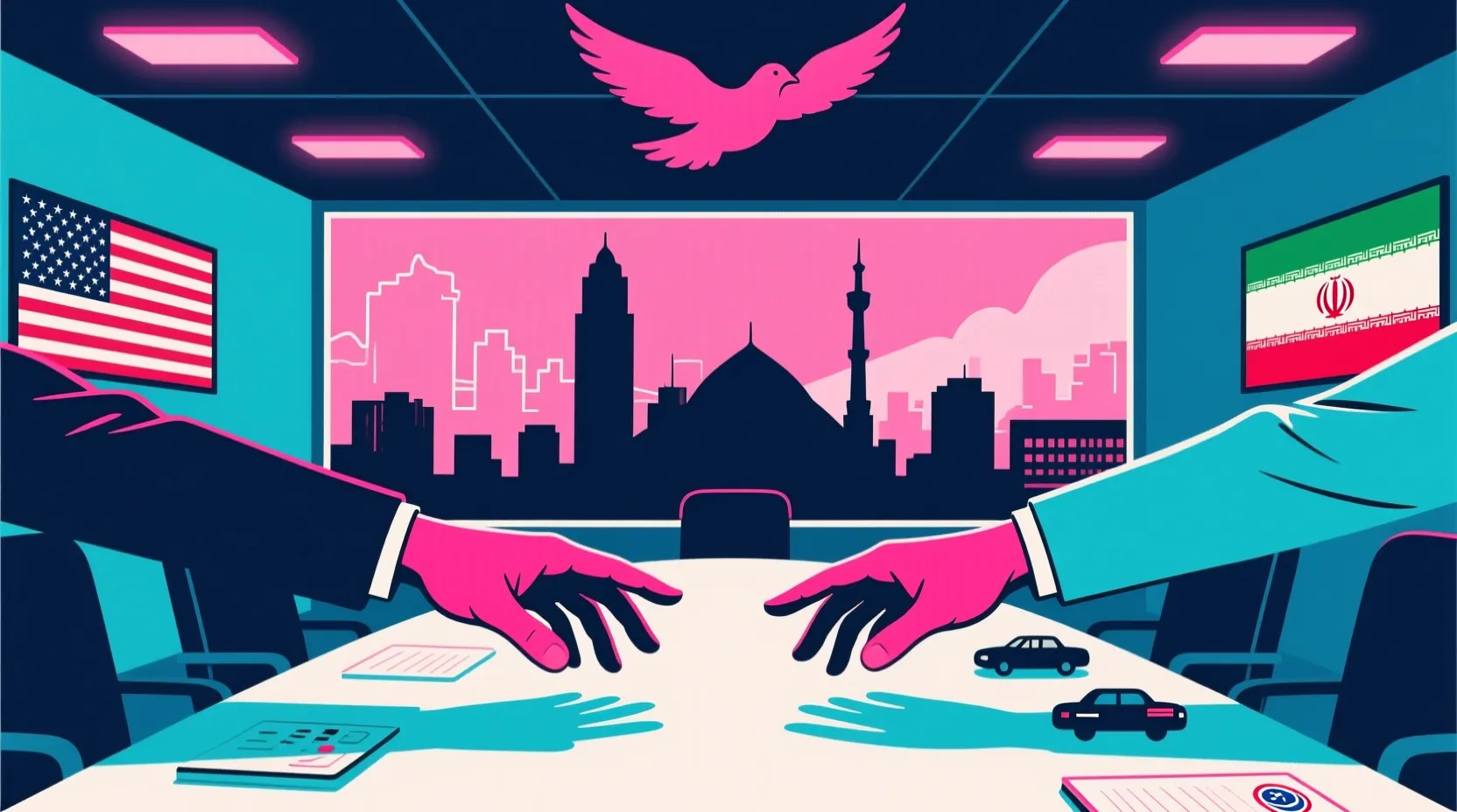 Iranian and US teams meet in Islamabad to test a fragile ceasefire