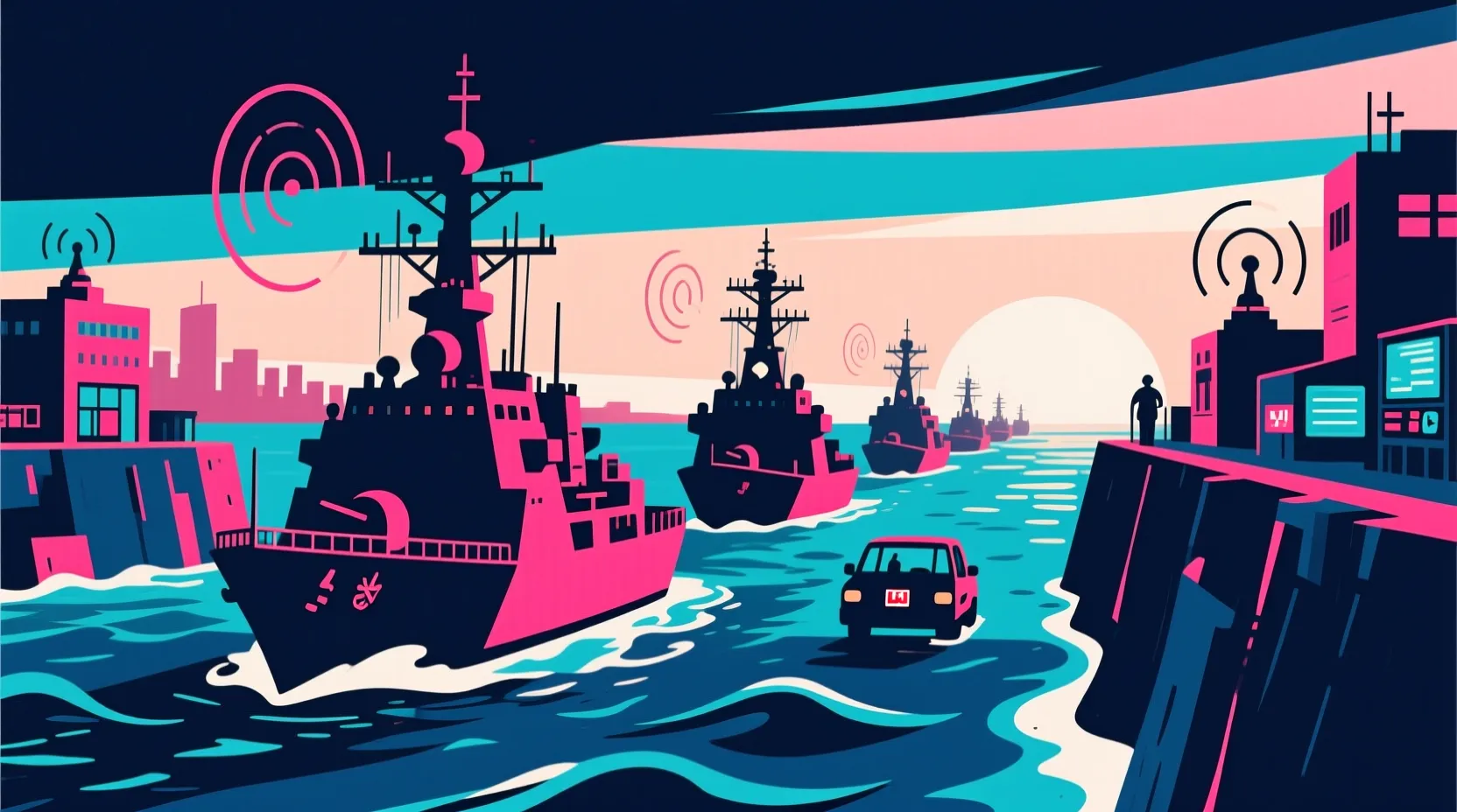 US Navy ships crossed the Strait of Hormuz over the weekend without coordinating with Iran