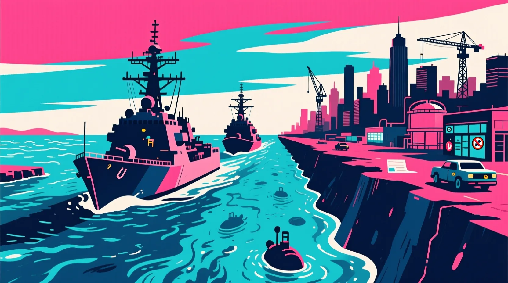 US Navy warships enter Strait of Hormuz to clear mines, sparking tension with Iran