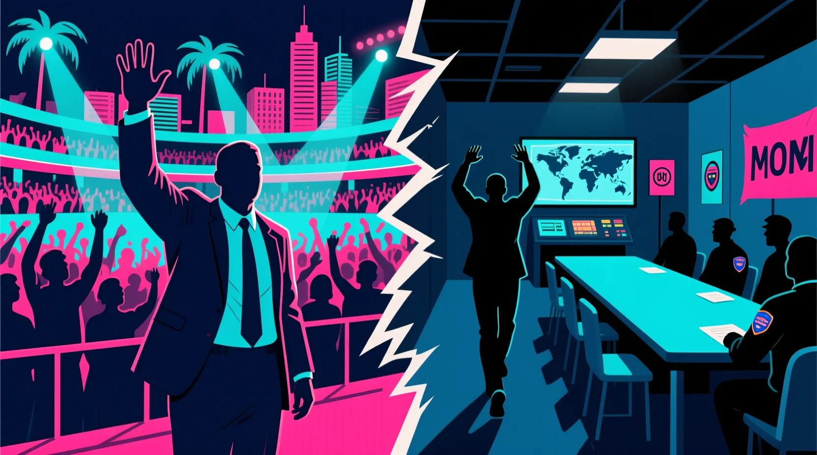 Trump was at a UFC fight while Iran peace talks fell apart