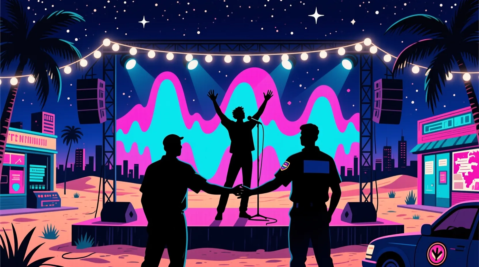 Justin Bieber brings out the Kid Laroi and Dijon during surprise-packed Coachella set