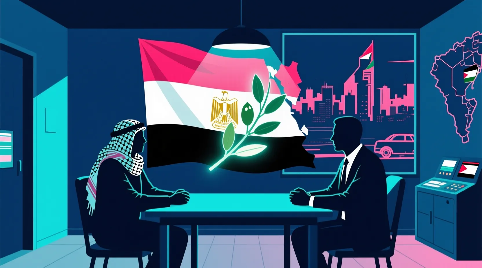 Hamas representatives meet Egyptian negotiators in Cairo to talk over Trump's Gaza peace proposal