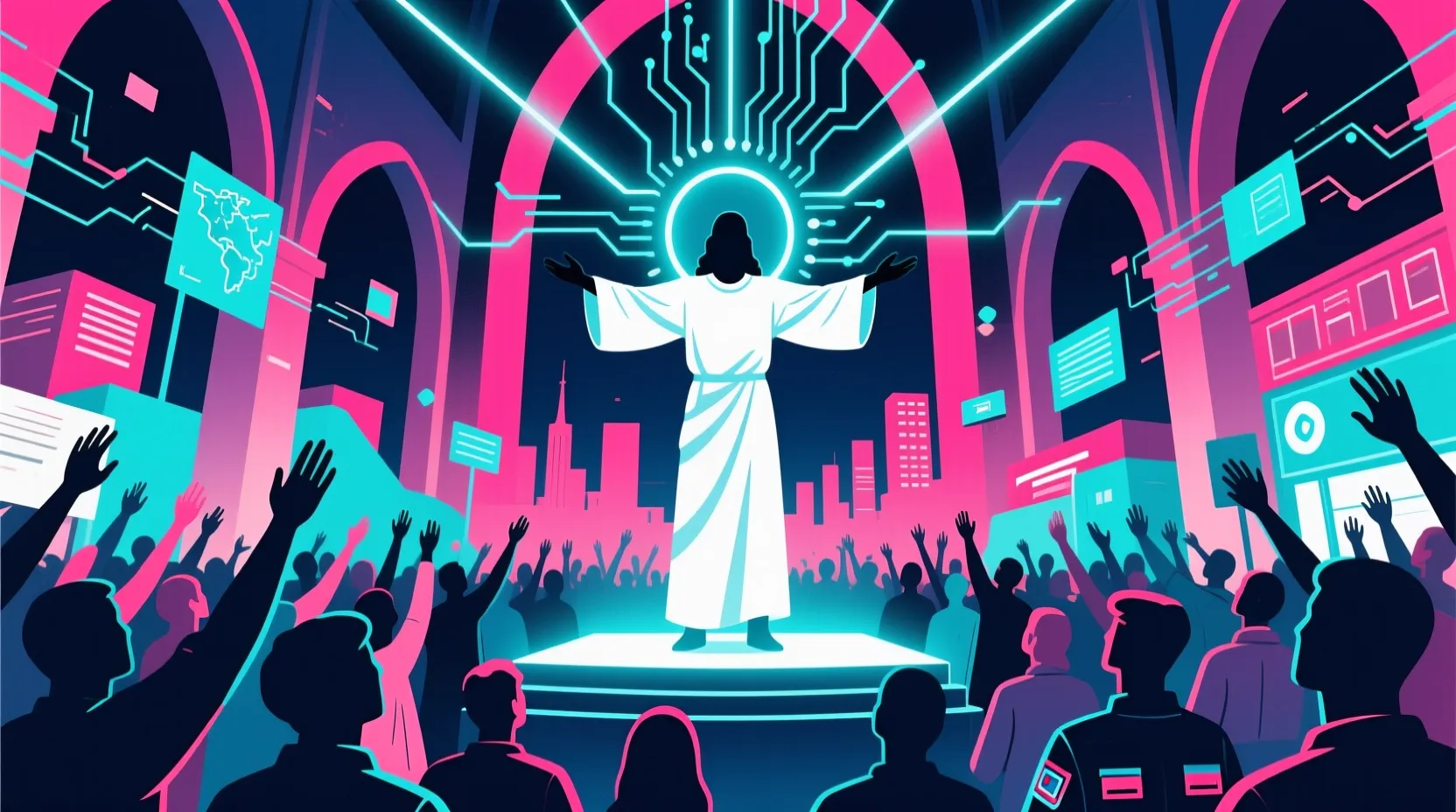 Trump posts AI image of himself as Jesus healing the sick, sparking backlash