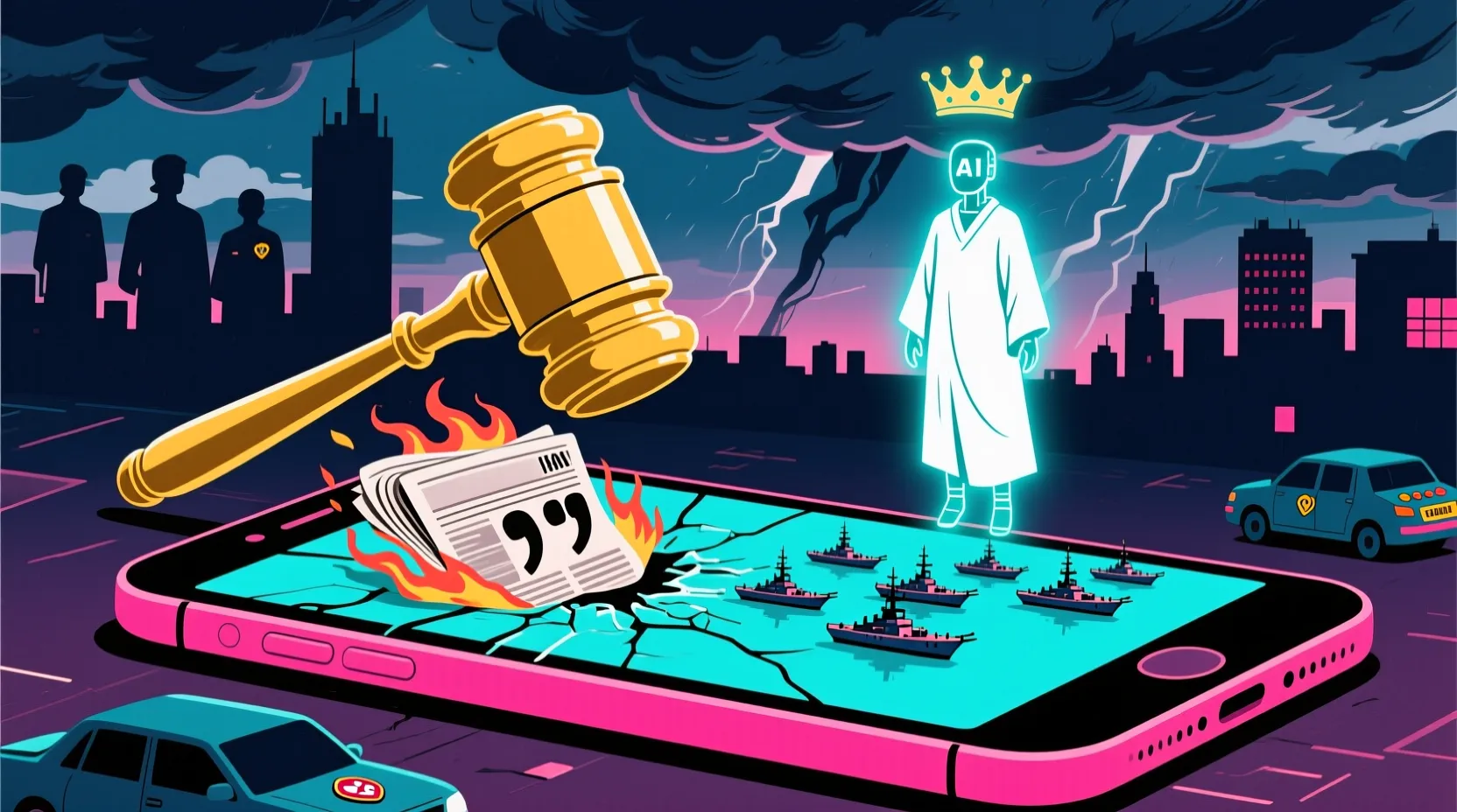 Trump says he'll refile lawsuit against the Wall Street Journal while facing backlash over AI image of himself as a religious figure