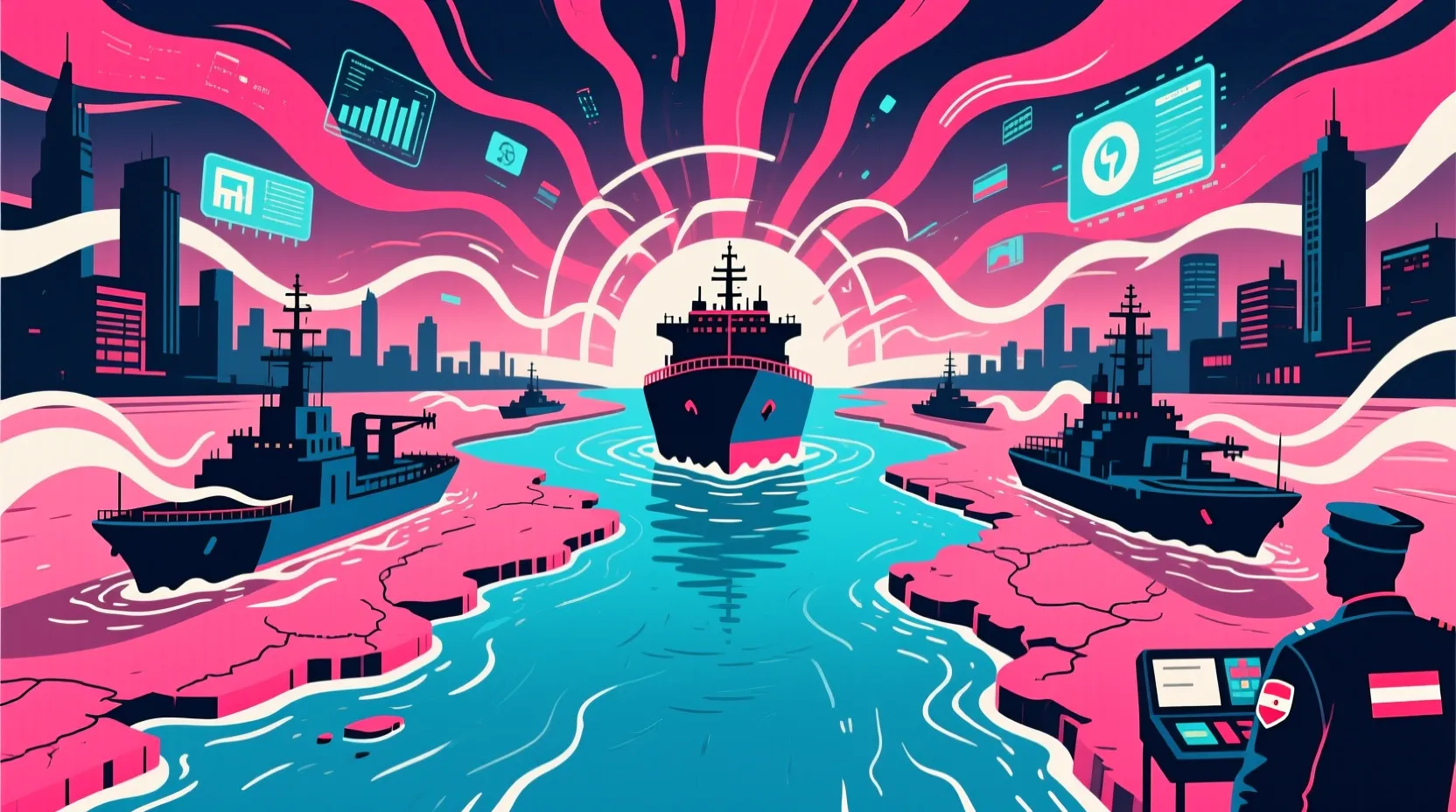 A flare-up near the Strait of Hormuz is putting global markets on edge