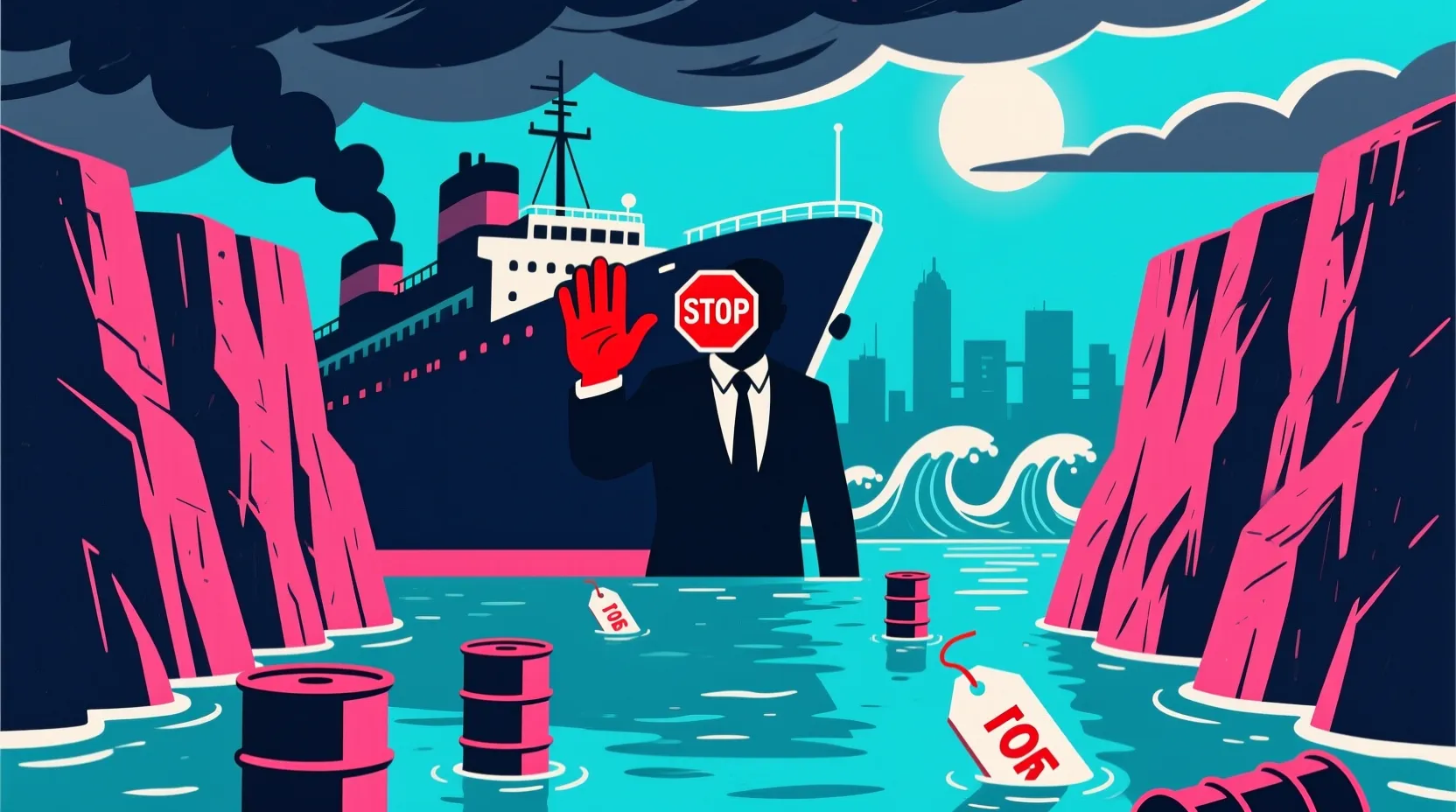 Trump says gas prices could go up by the midterms as tensions flare near the Strait of Hormuz