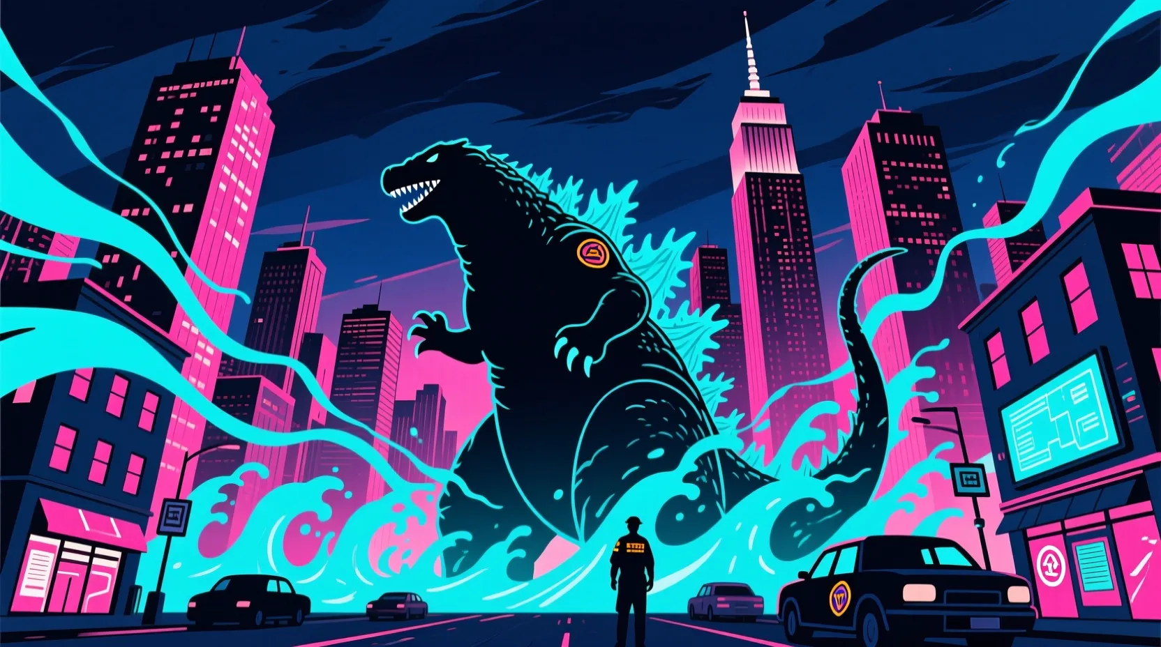 Godzilla's back and headed straight for New York in the first teaser for Minus Zero