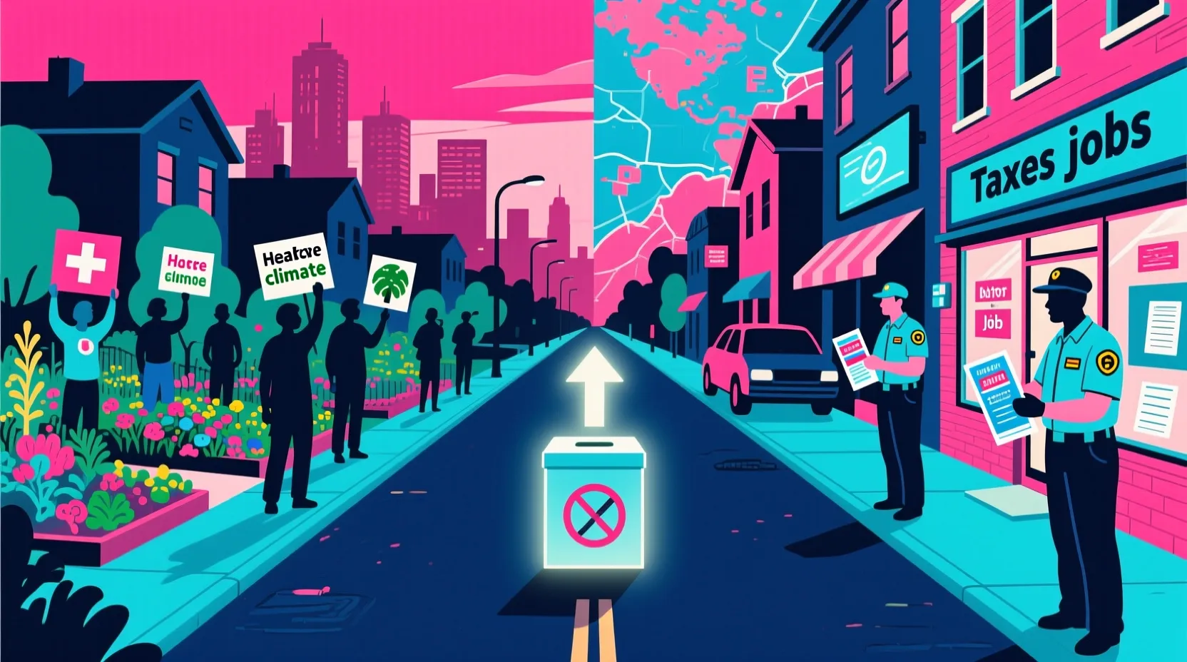 A tight race in New Jersey pits a progressive favorite against a Republican hoping to surprise