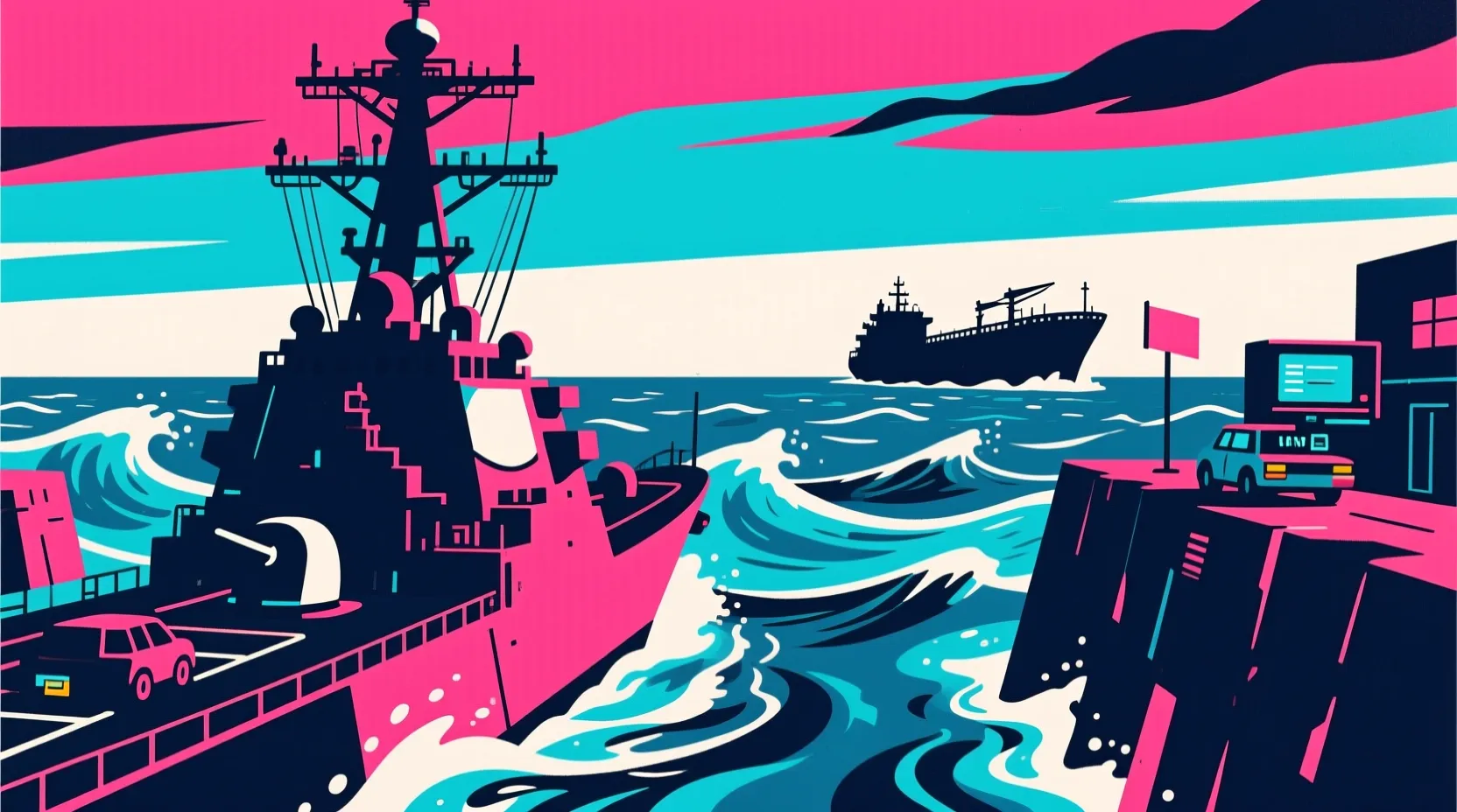 Hegseth and Caine brief reporters on Iran as US enforces naval blockade