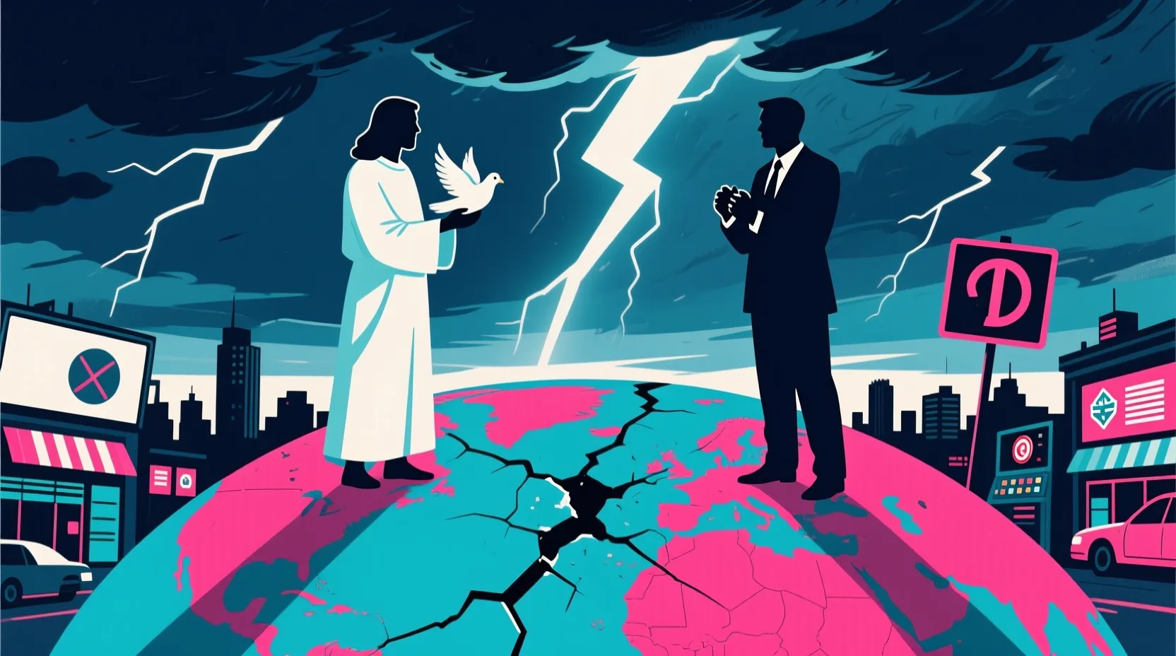 Trump and the pope are in a rare public fight over the Iran war