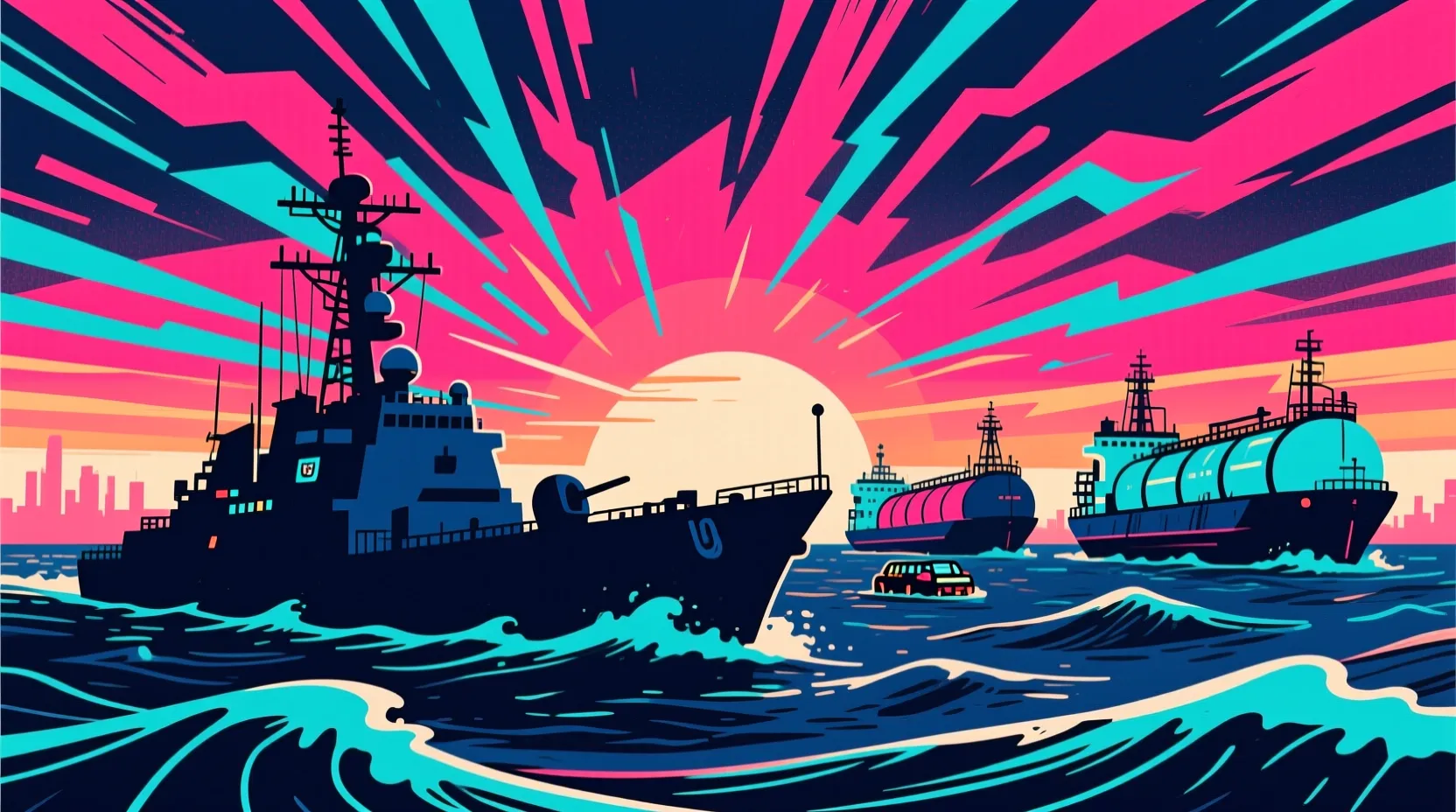 The U.S. is blocking Iran's access to the Strait of Hormuz and it's putting huge pressure on its economy