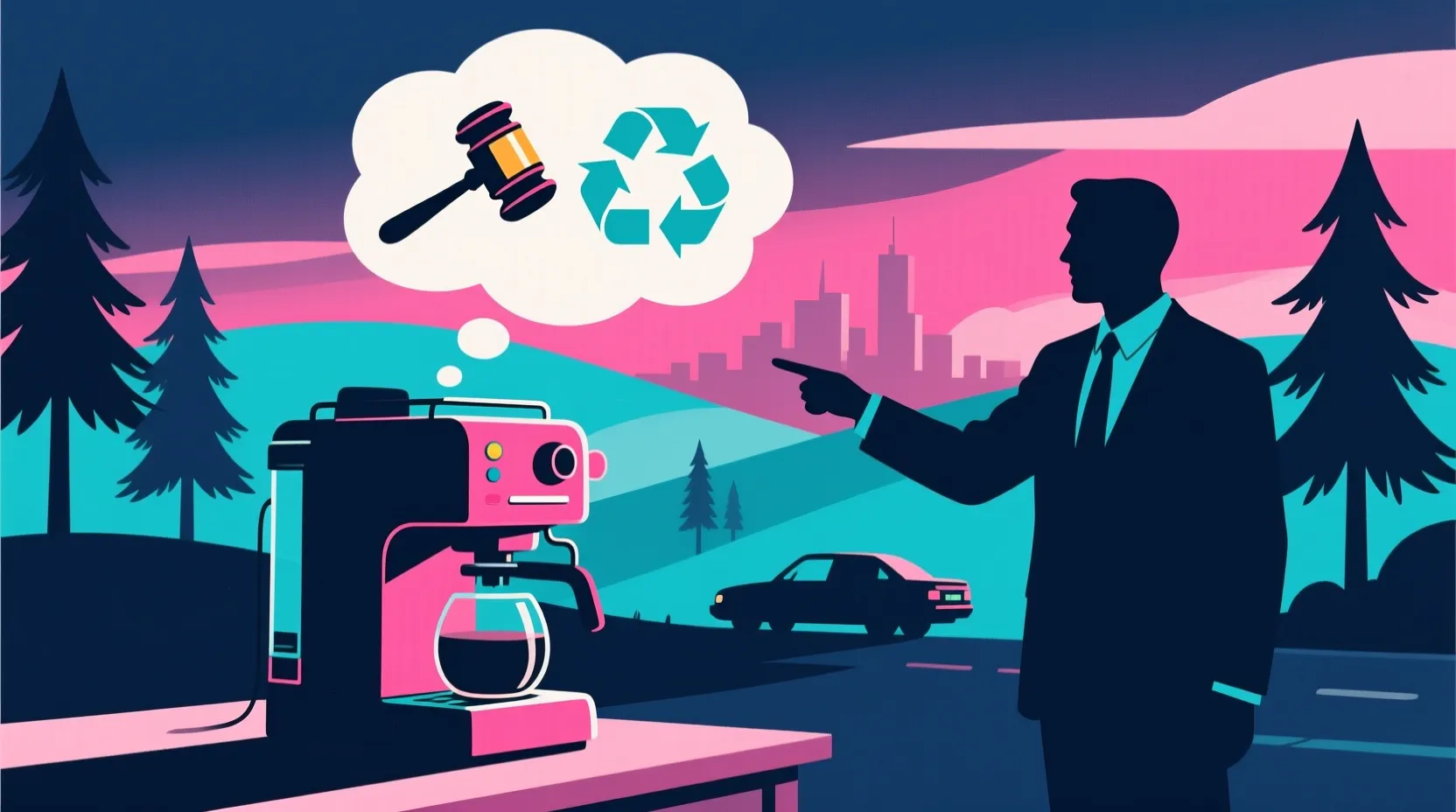 A Maine Senate candidate's gaffe and a coffee maker rumor are shaking up the race