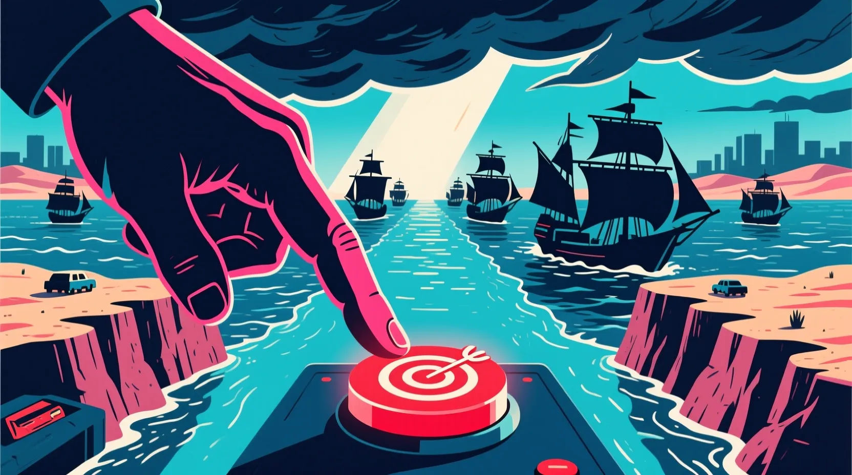 Trump says the US will start dropping bombs again if there's no deal with Iran