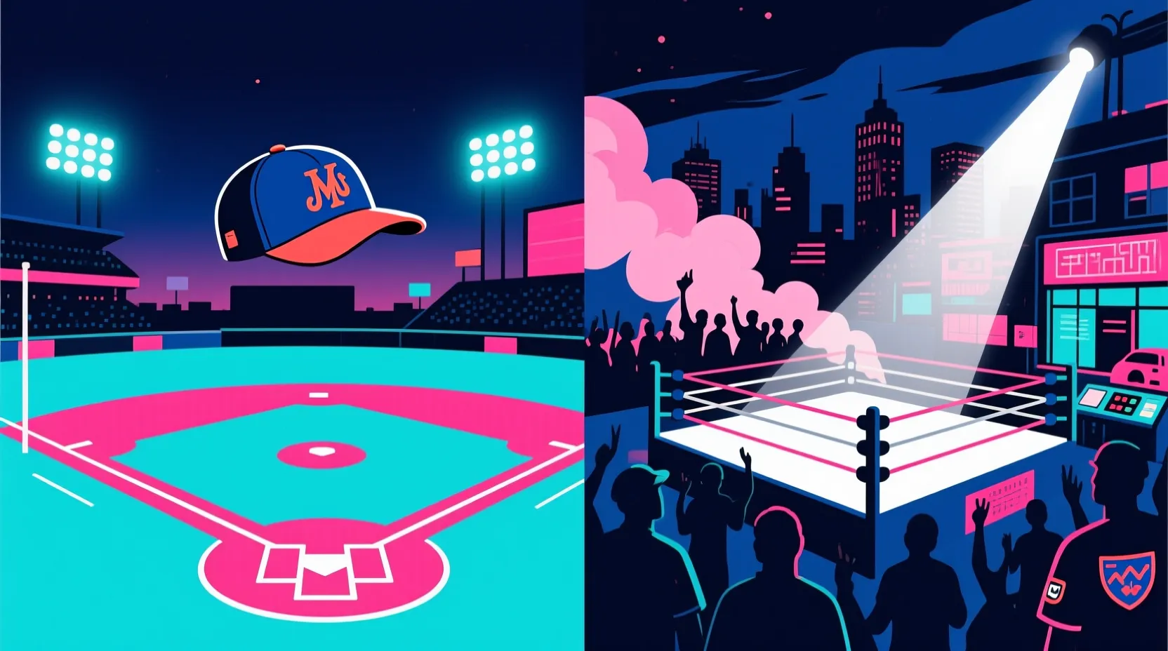 The Mets are looking to turn things around in Chicago while WrestleMania steals the Saturday spotlight