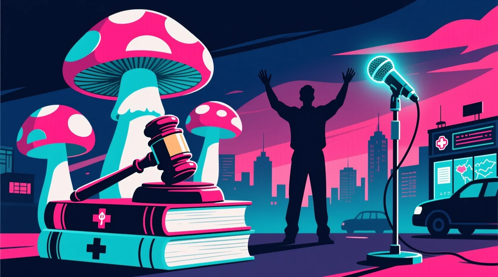 Trump signs order to expand psychedelic drug research for PTSD, with Joe Rogan by his side