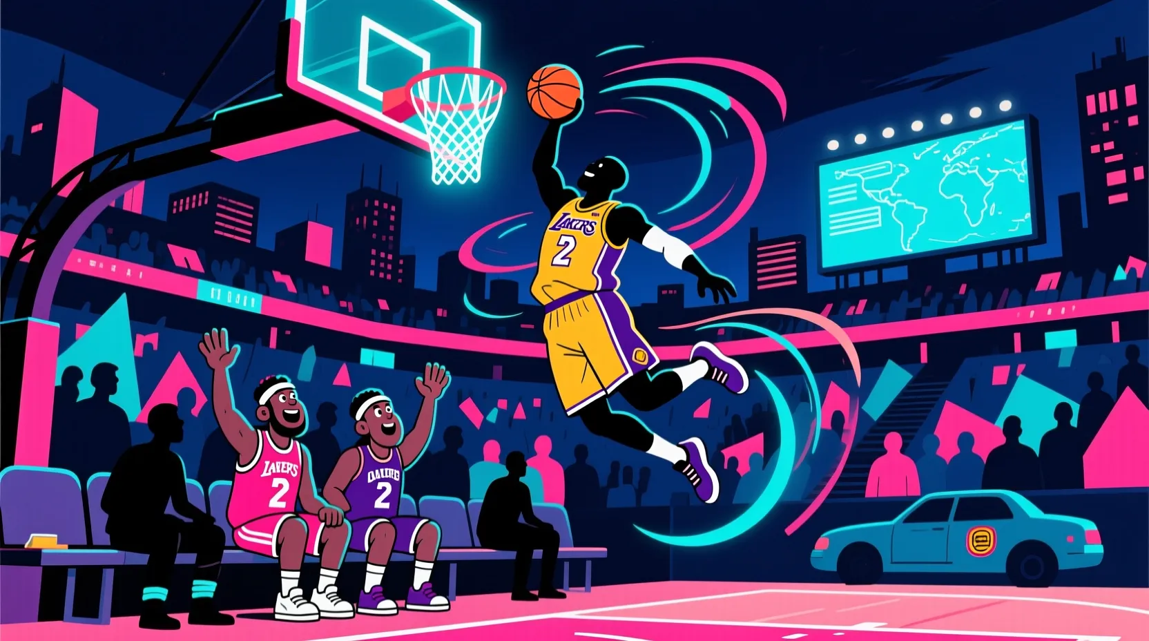 LeBron carries Lakers to surprise Game 1 win over Rockets without Doncic and Reaves