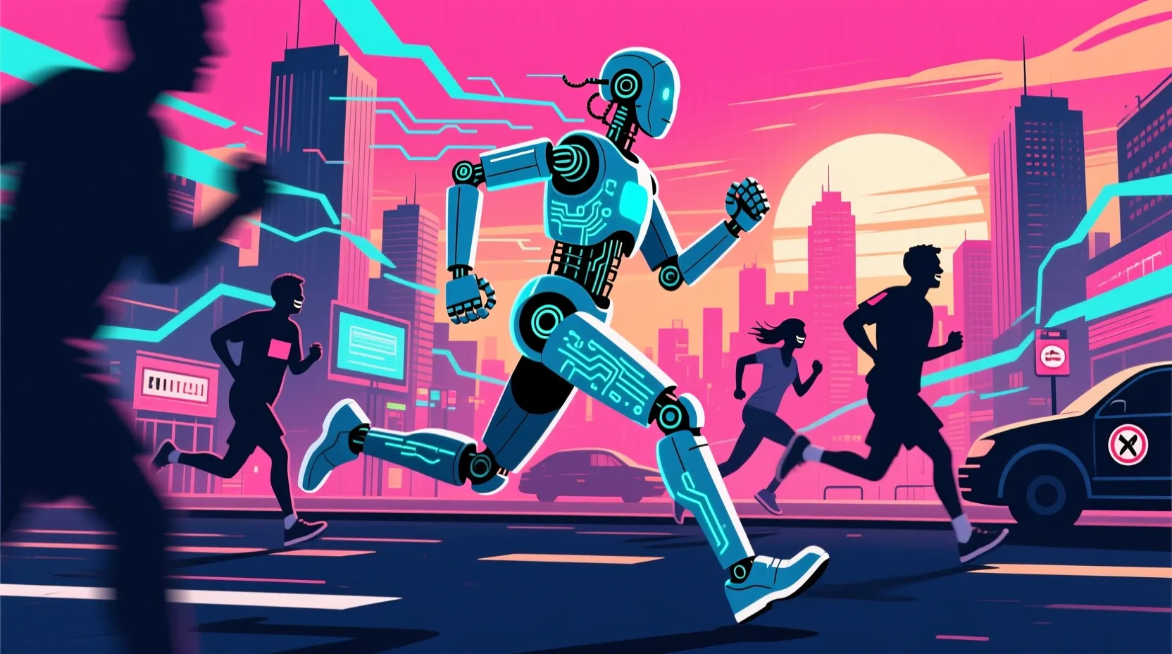 A robot just beat the human half-marathon world record in Beijing