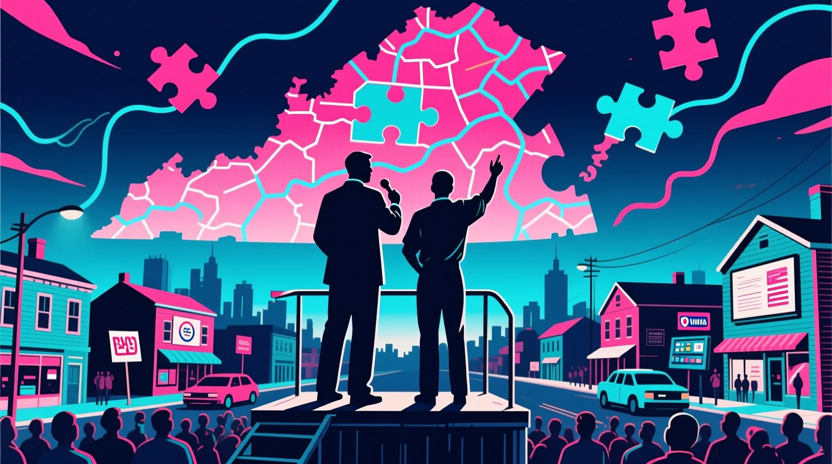 Cline and Presler make final push against Virginia redistricting vote