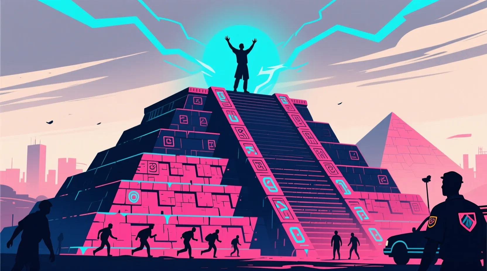 A gunman at Mexico's ancient pyramids started ranting about human sacrifice before opening fire