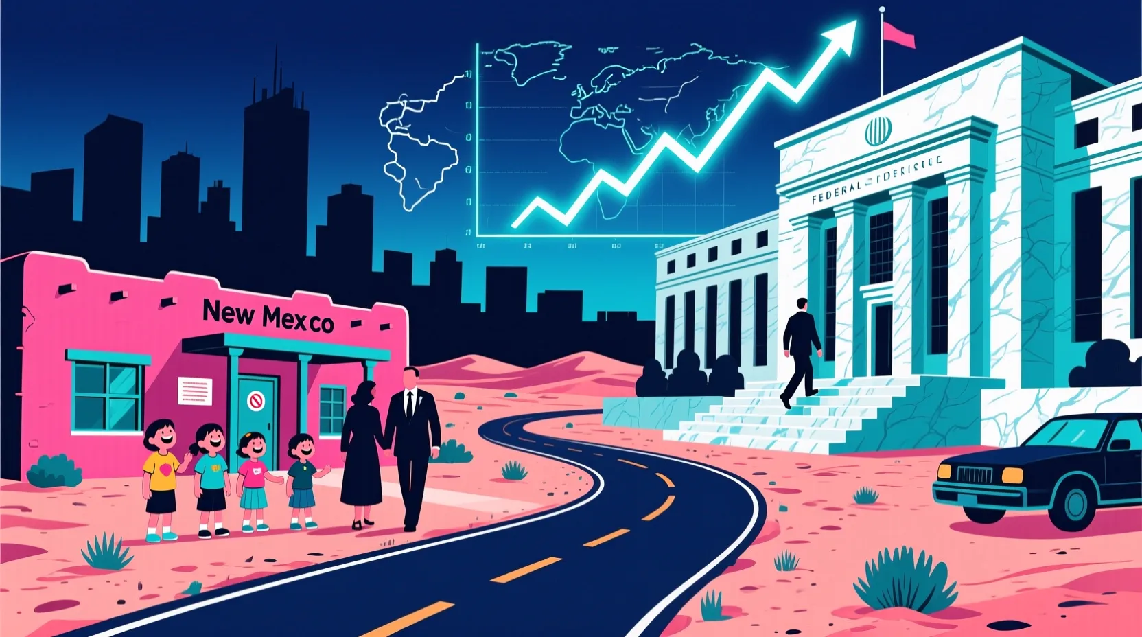 New Mexico rolls out universal child care while a Fed nominee faces tough questions in Washington