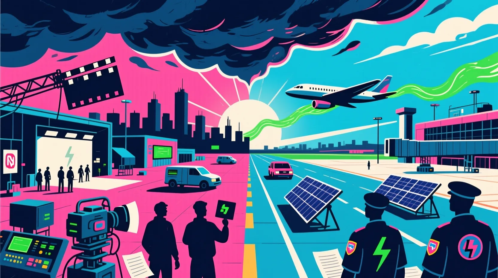 Rising fuel prices are pushing Hollywood toward greener alternatives