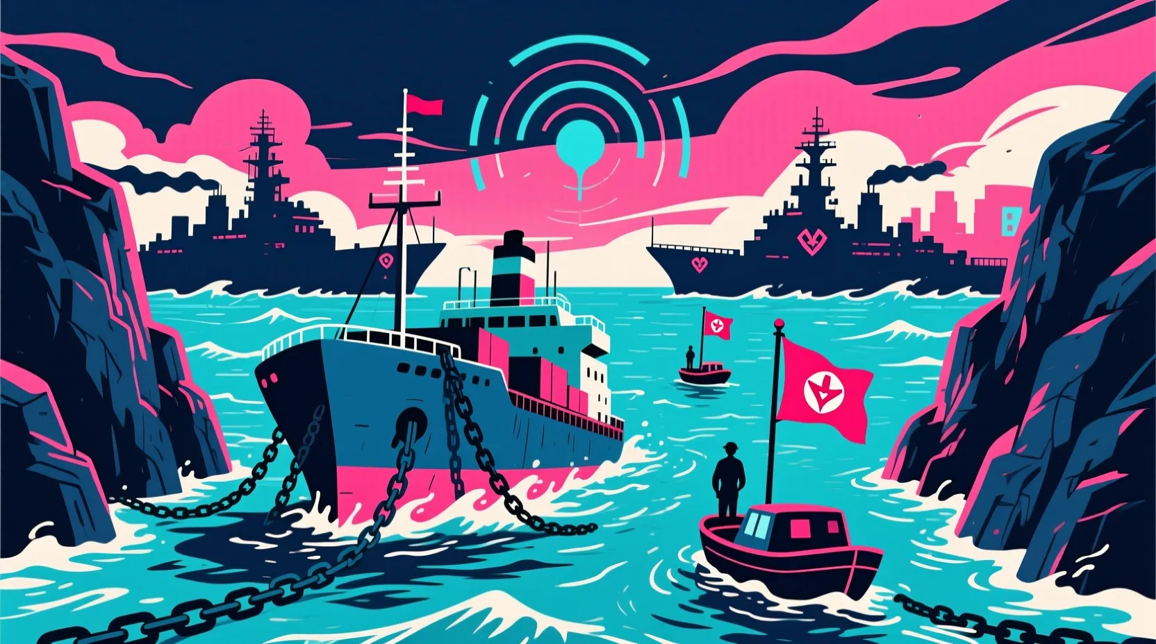 The Strait of Hormuz is barely moving as Iran seizes ships and the US extends its ceasefire