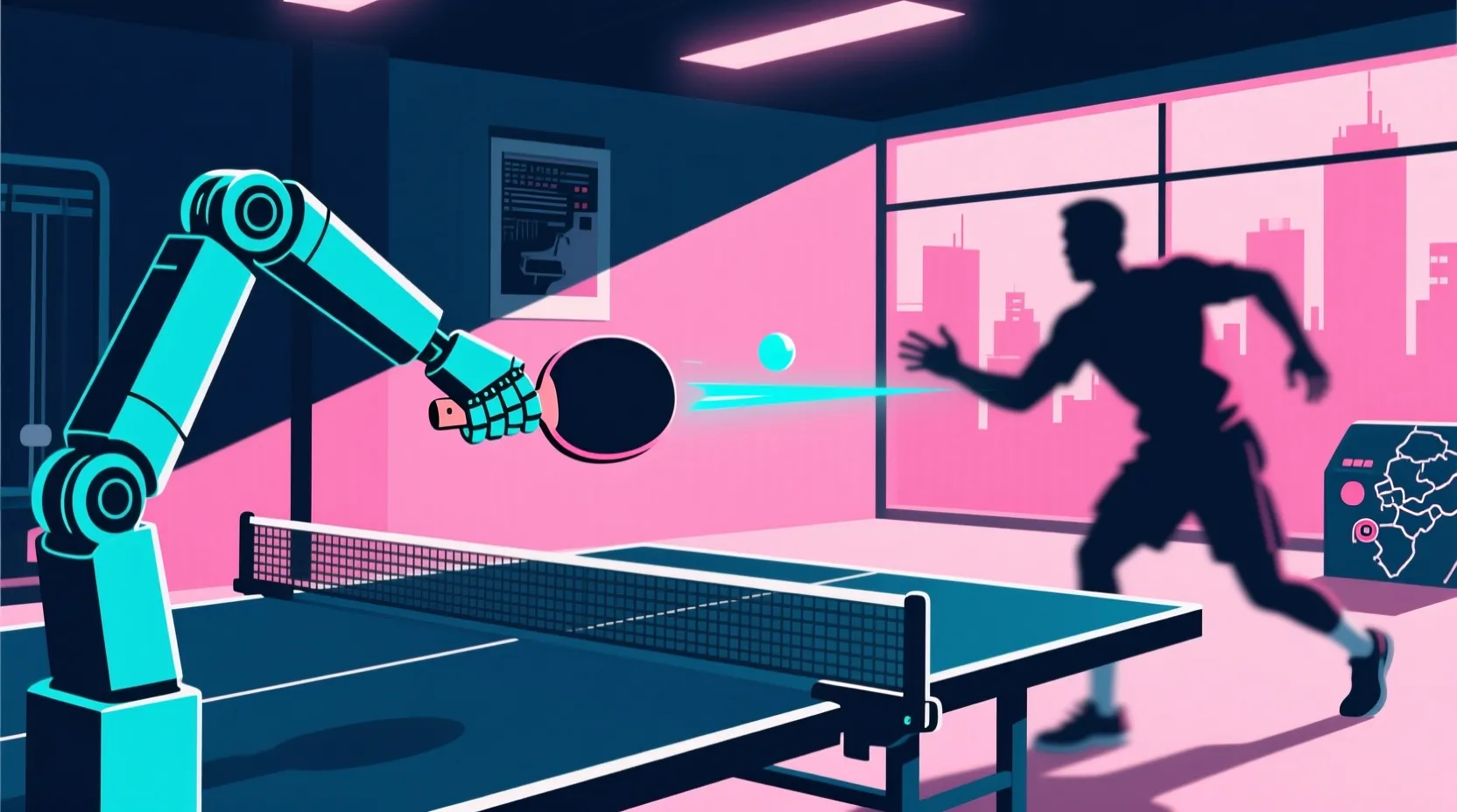 An AI robot just beat top table tennis players and people are taking notice