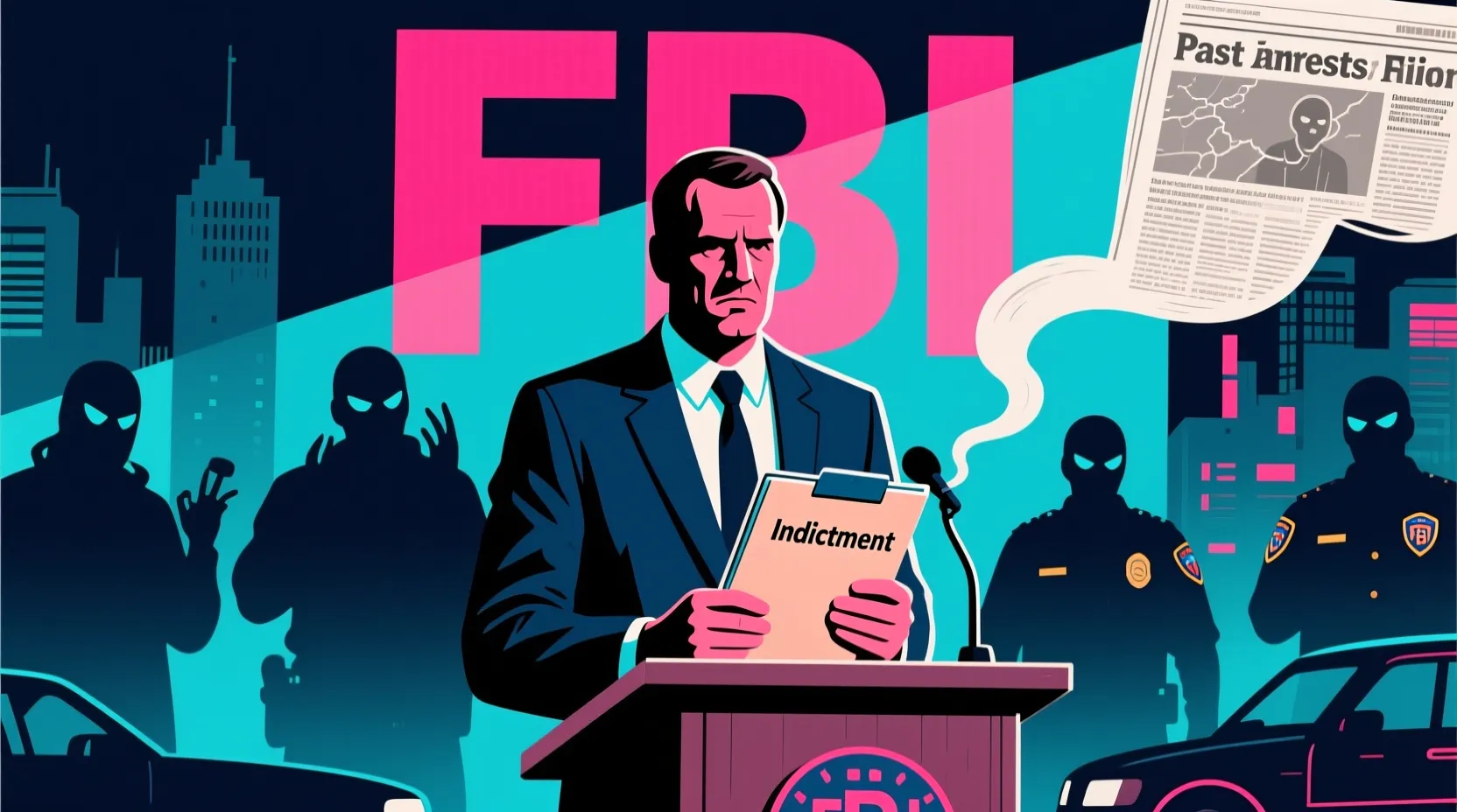 FBI director Kash Patel highlights fraud busts, gang arrests, and a foiled mass shooting plot