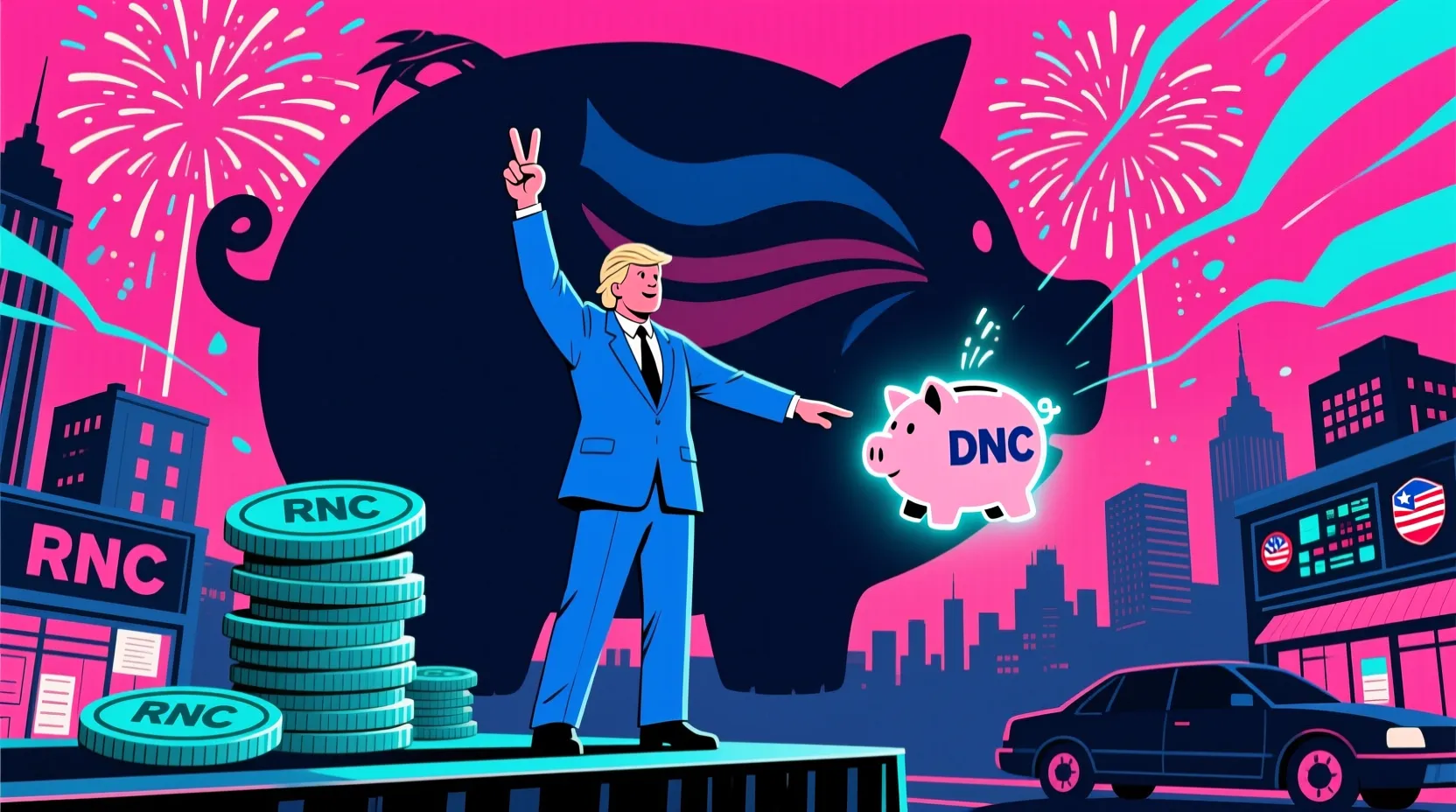 Democrats are feeling good about the midterms but their wallet is running light