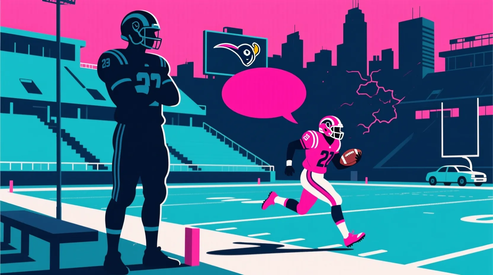 Matthew Stafford hasn't reached out to the Rams' new rookie QB - but his wife has