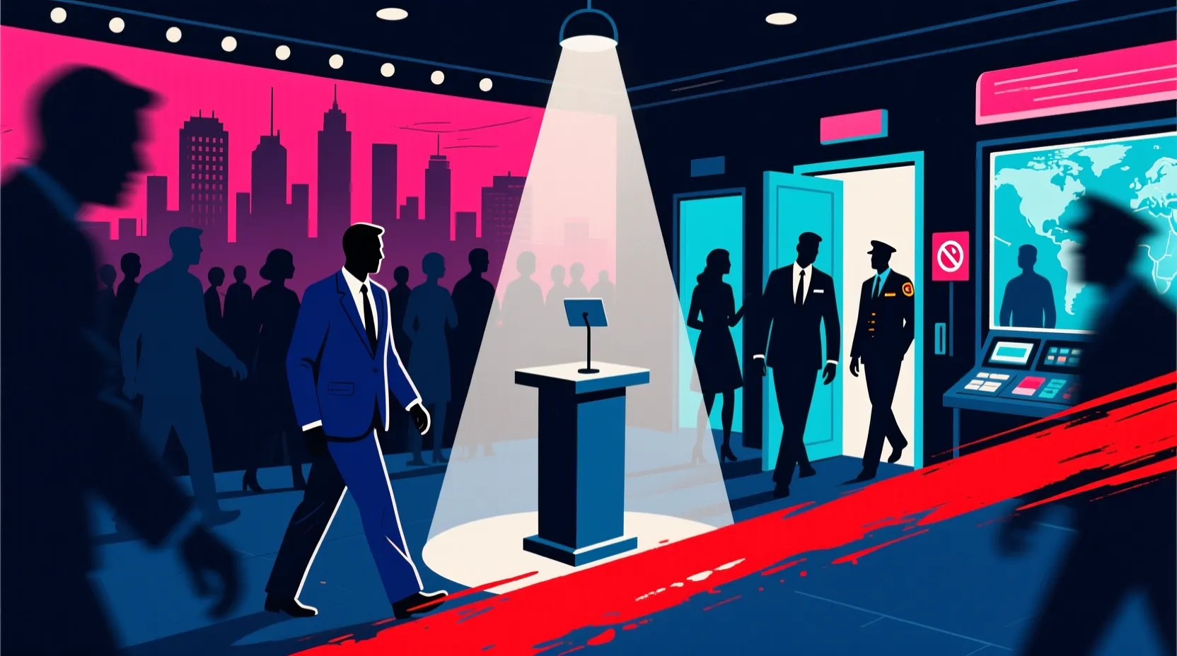 Trump speaks out after being rushed from White House dinner during shooting scare