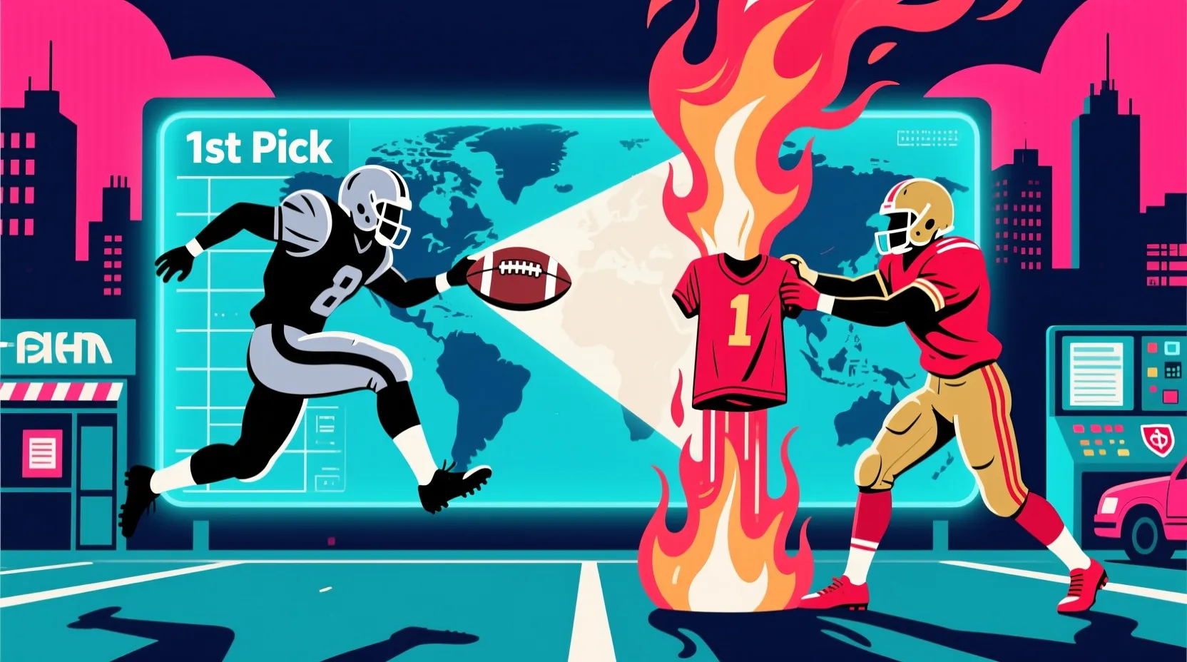 49ers go all-in on upside while Raiders bet everything on a quarterback