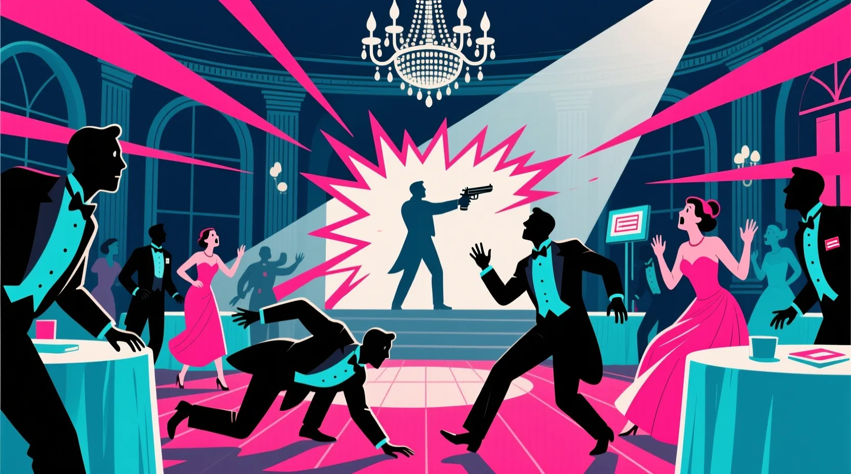 Gunshots at the White House correspondents' dinner leave the room in chaos