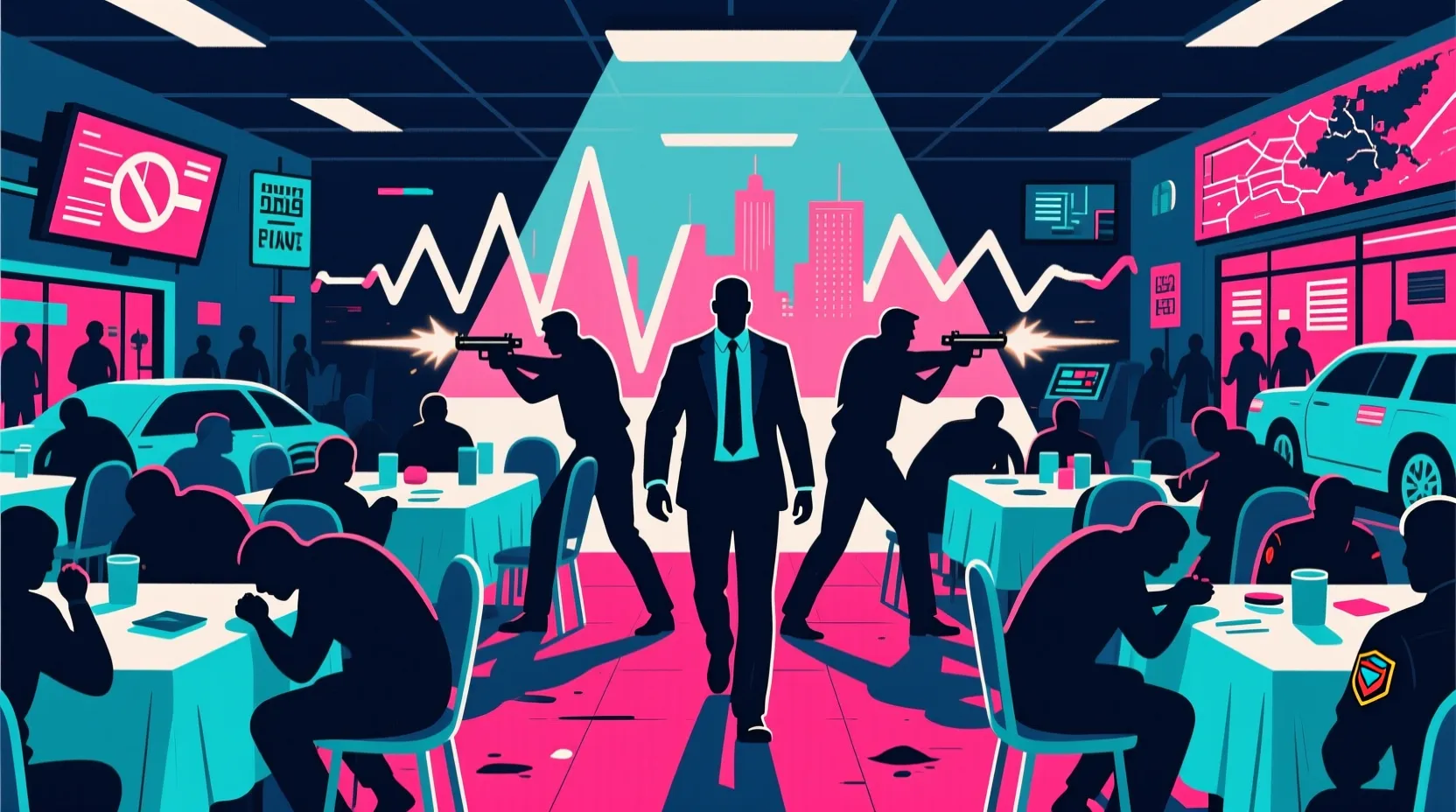 Trump was rushed to safety after shots at the White House dinner, suspect in custody