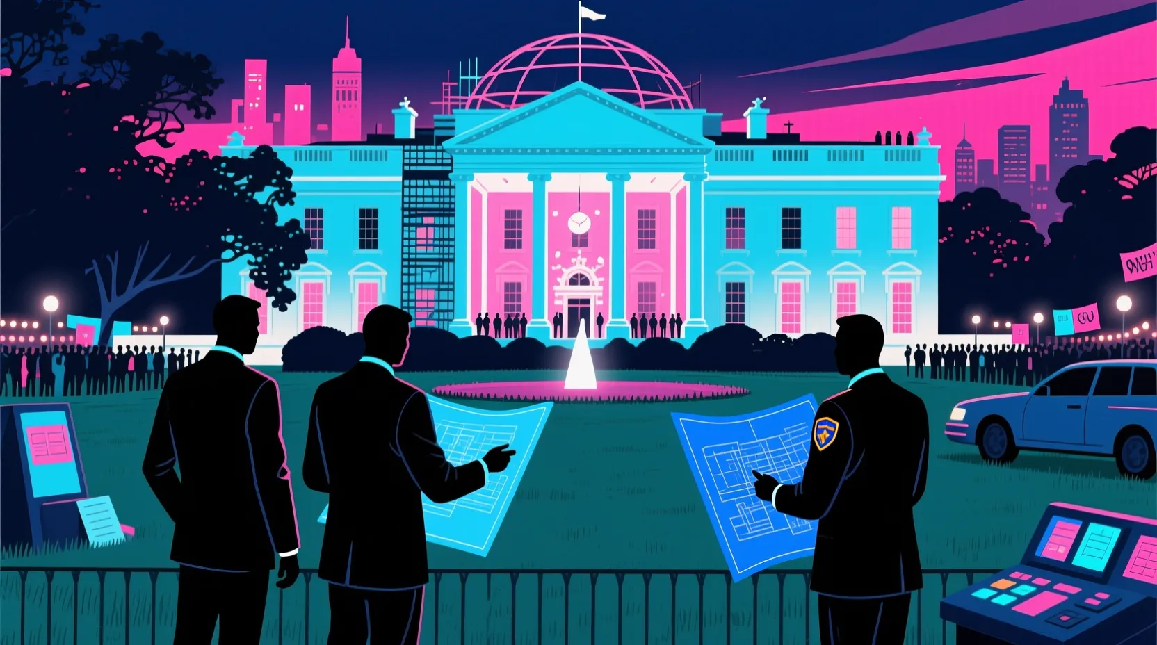 Trump is using the dinner shooting to push harder for his White House ballroom