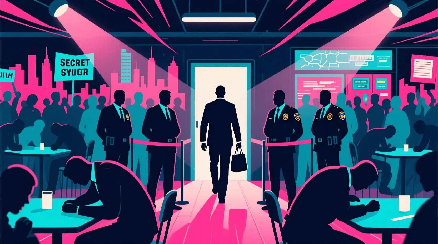 Trump was inside when a gunman tried to storm the correspondents' dinner