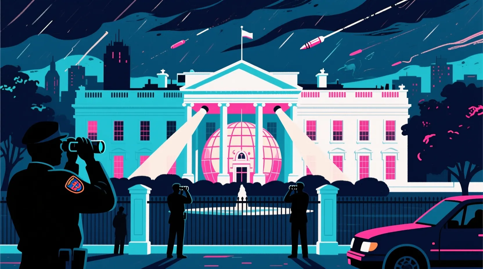 Trump says shooting at press dinner shows why he needs that new White House ballroom