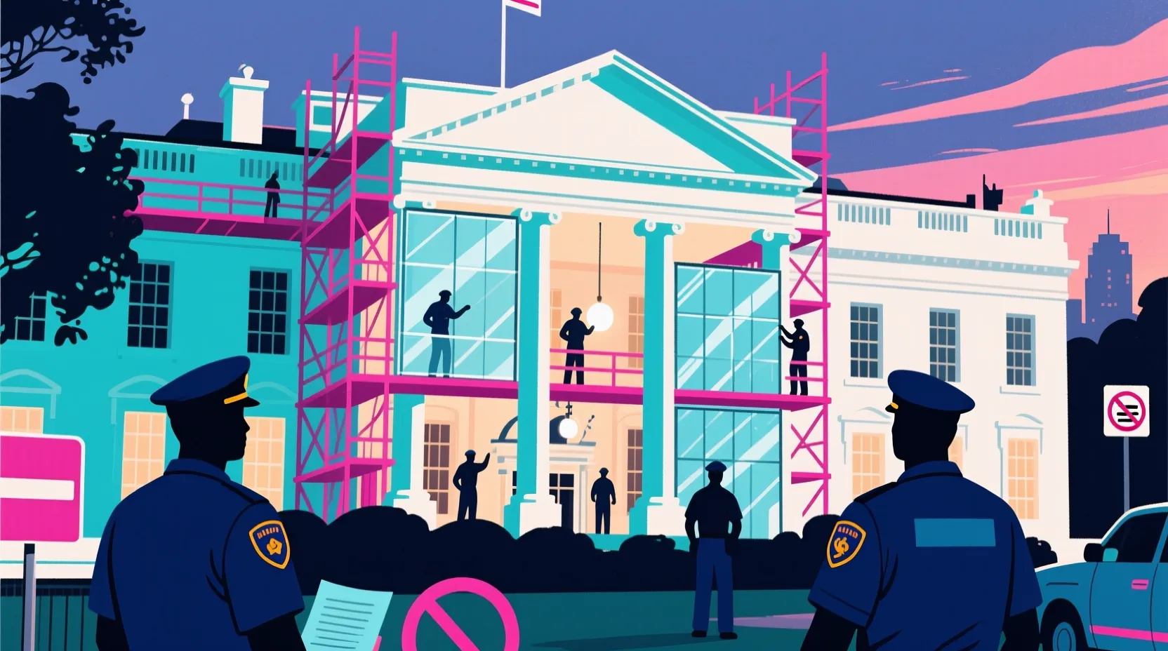 Trump pushes forward with White House ballroom project after latest security scare