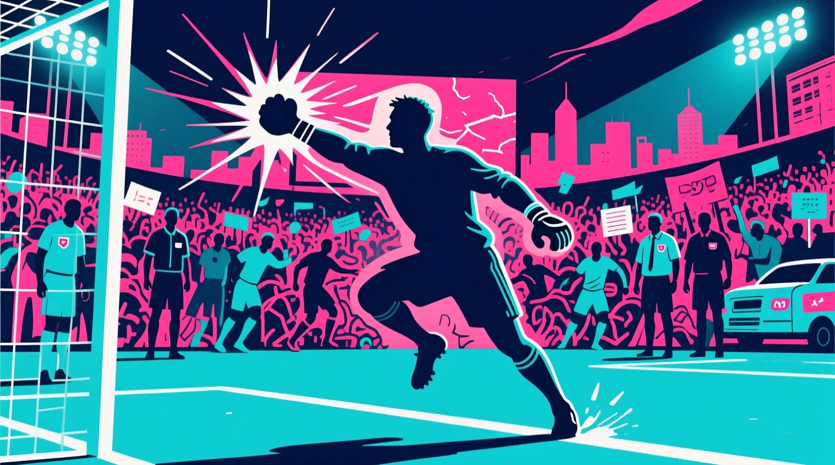 Zaragoza goalkeeper throws punch after red card, setting off wild sideline brawl