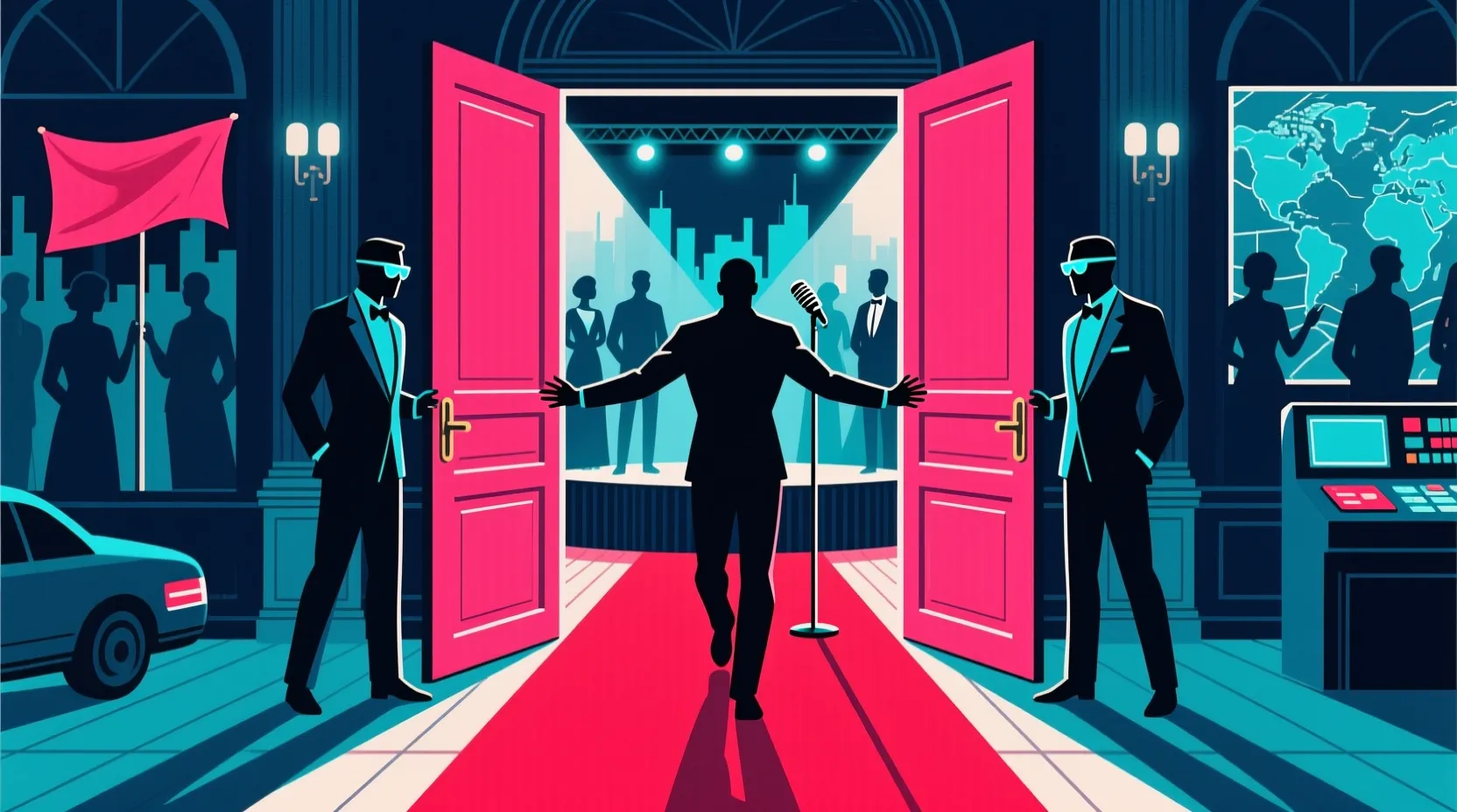 A gala dinner in DC turned into a security nightmare last night