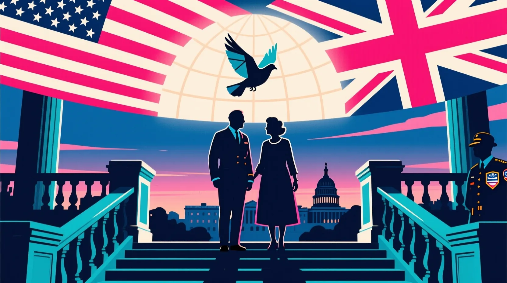 King Charles is in Washington trying to smooth things over with Trump