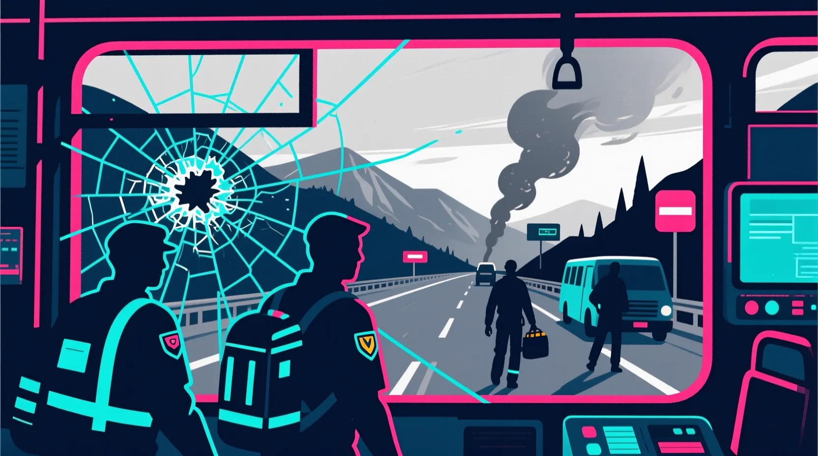 A bomb blast on a Colombian highway kills 20 and shakes the country just weeks before elections